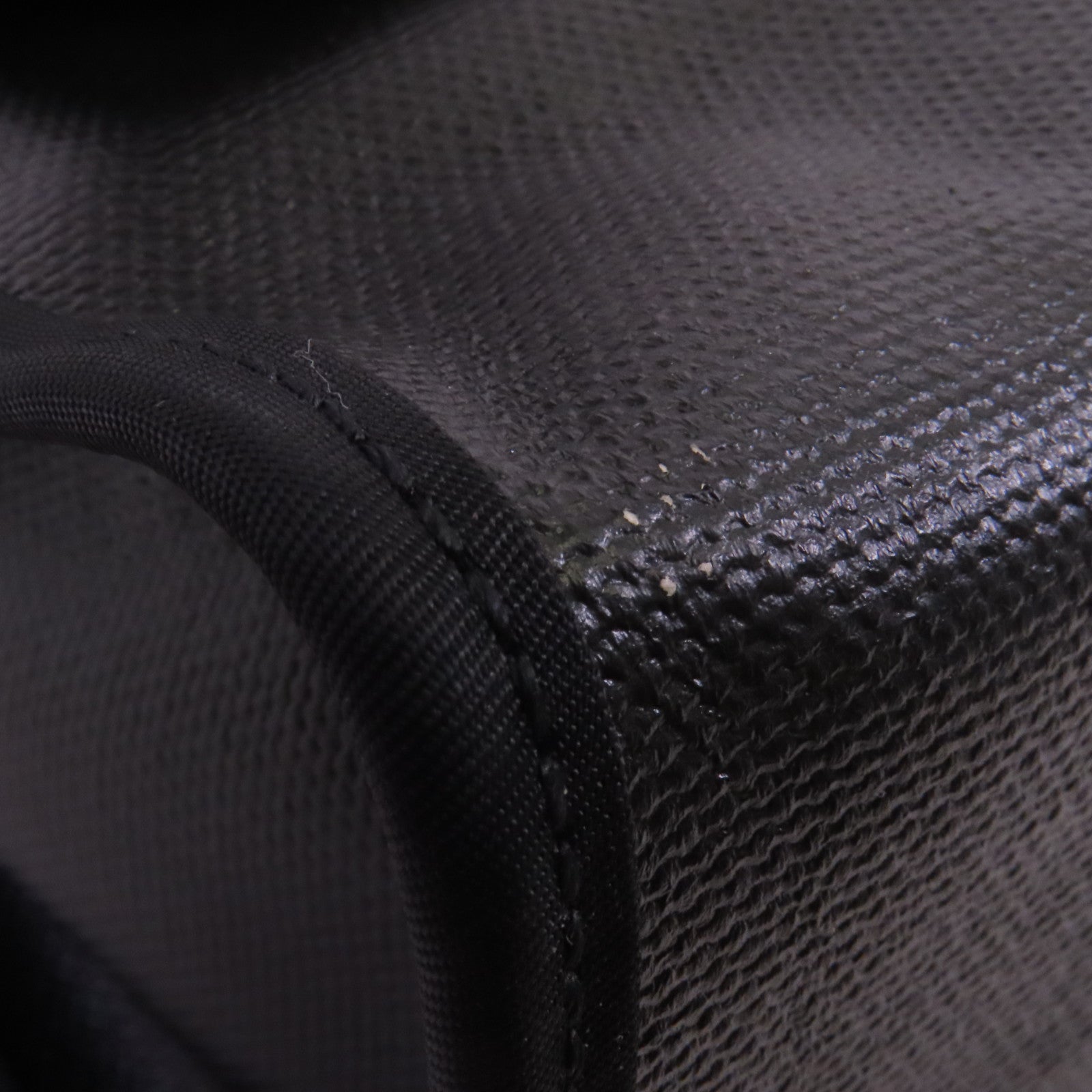 HERMES 塗層帆布/牛皮皮革Herbag PM銀扣手挽肩背兩用袋