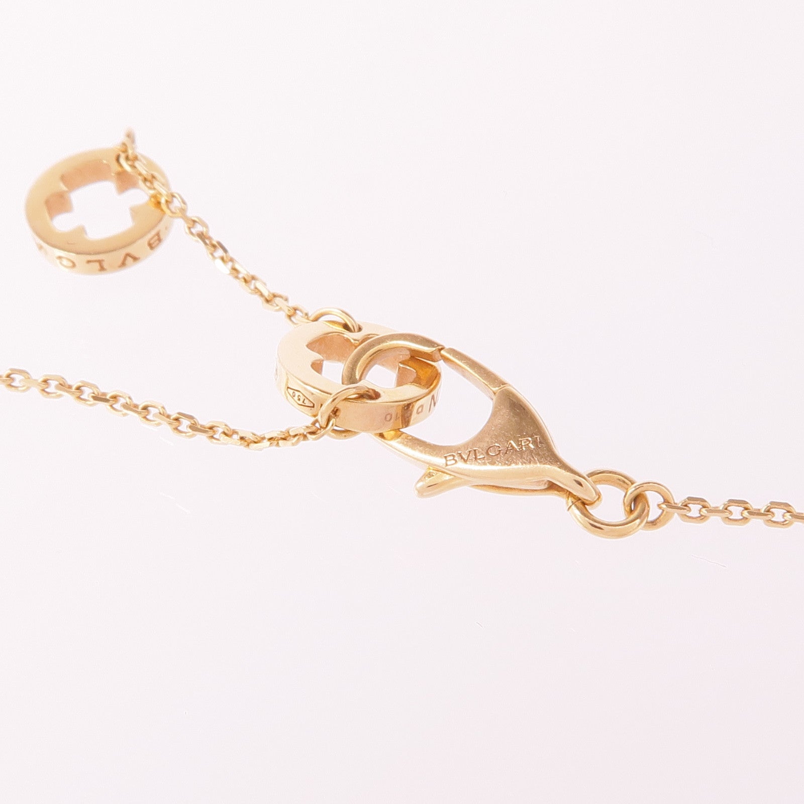 BVLGARI 18K玫瑰金Fiorever Diamond Necklace鑽石項鍊