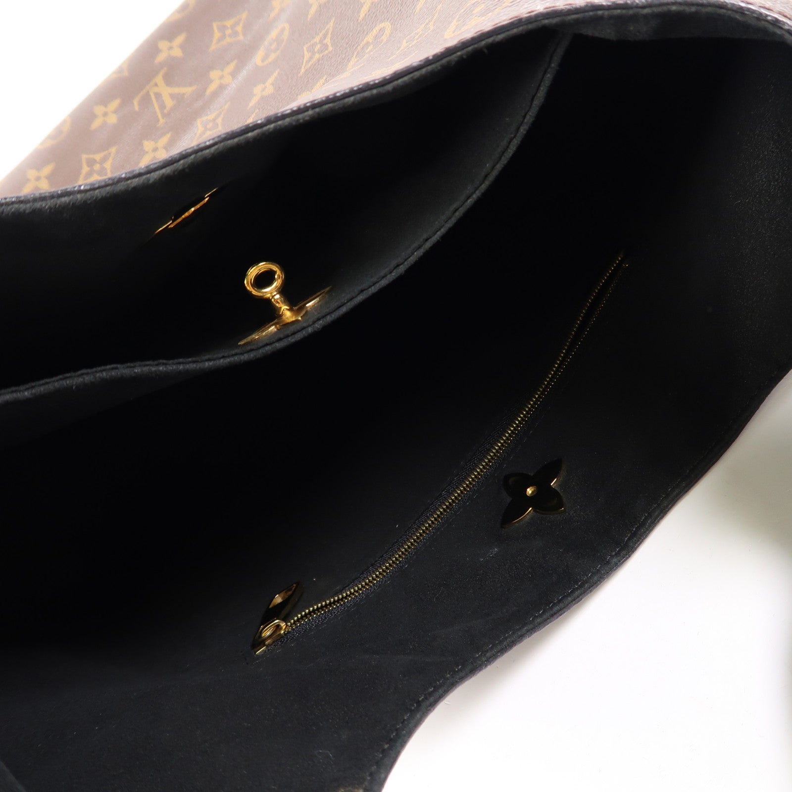 LOUIS VUITTON Monogram Flower Hobo金扣肩背袋