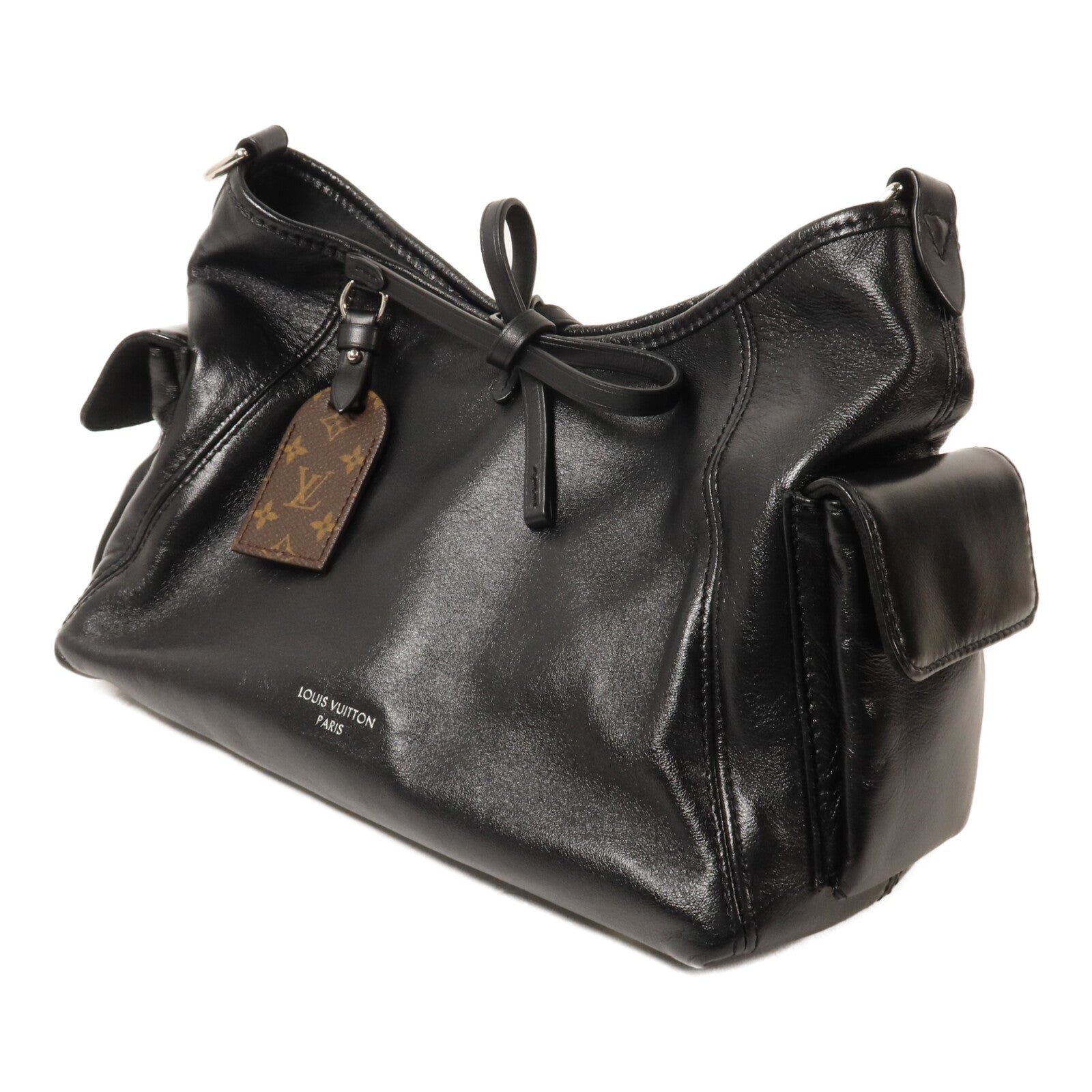 LOUIS VUITTON 羊皮皮革/Monogram Carry All Vibe PM手挽肩背兩用袋