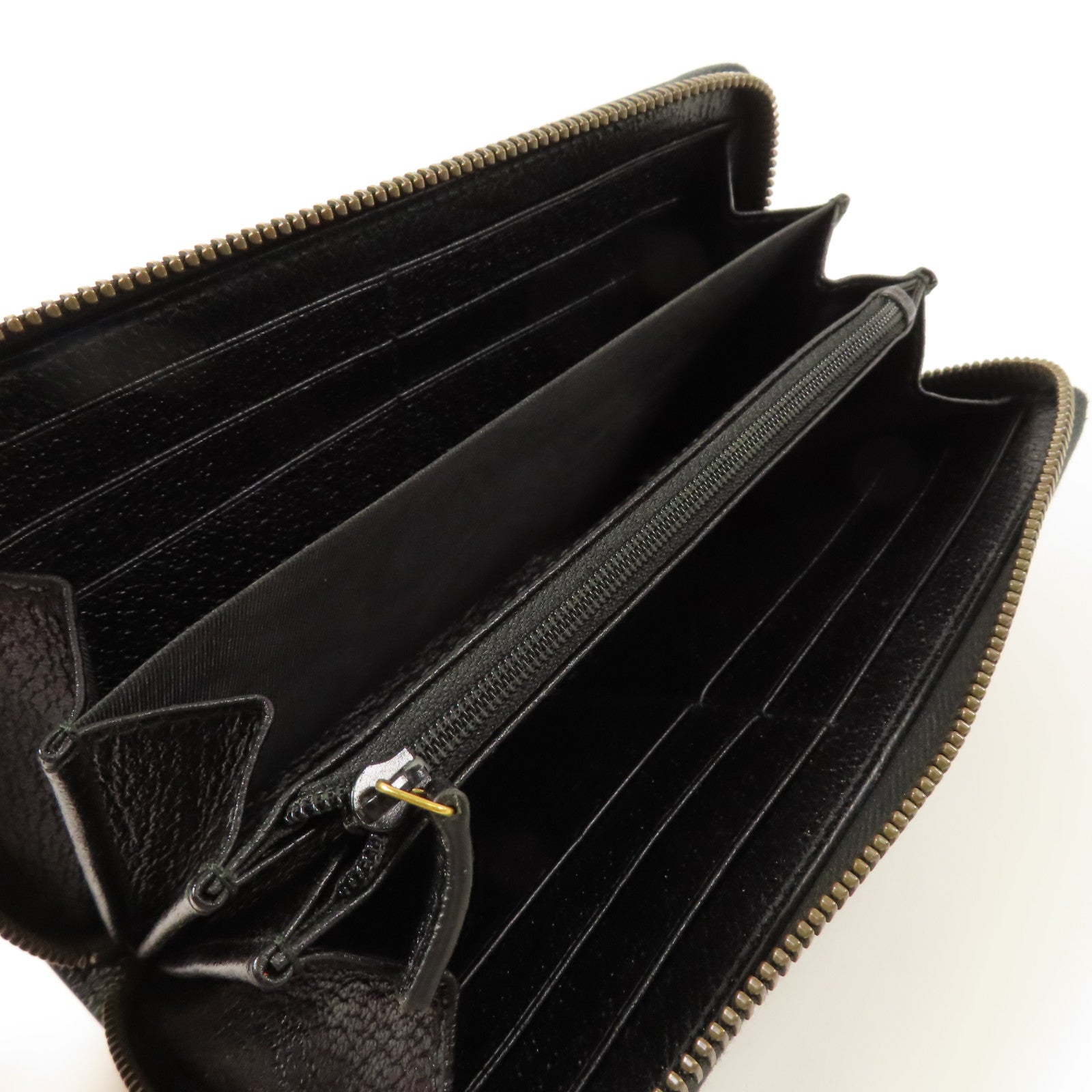 GUCCI 皮革Long Wallet金扣長錢包