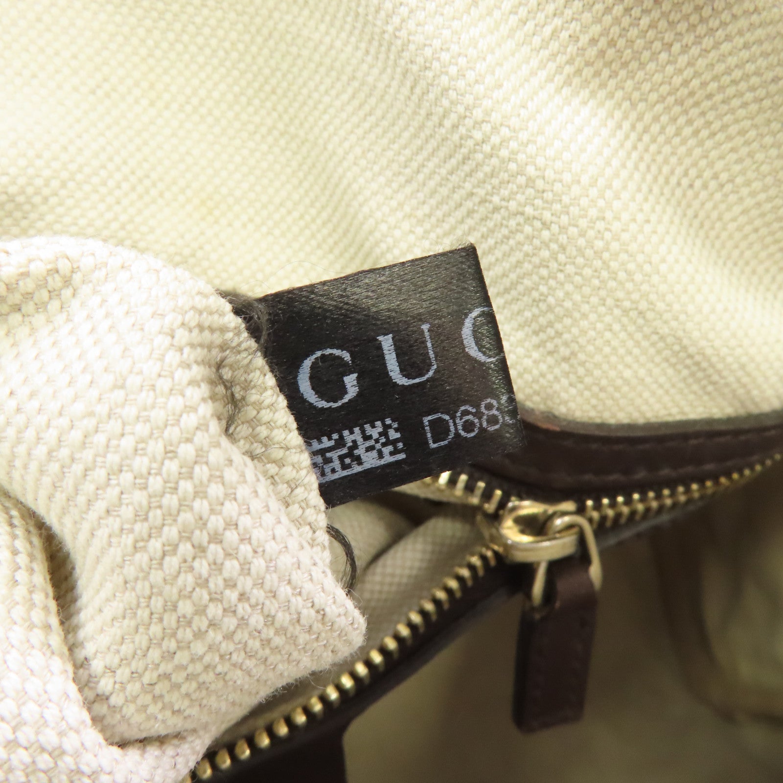 GUCCI 【激減優惠】帆布/皮革2 Way Boston Bag金扣手挽肩背兩用袋啡色