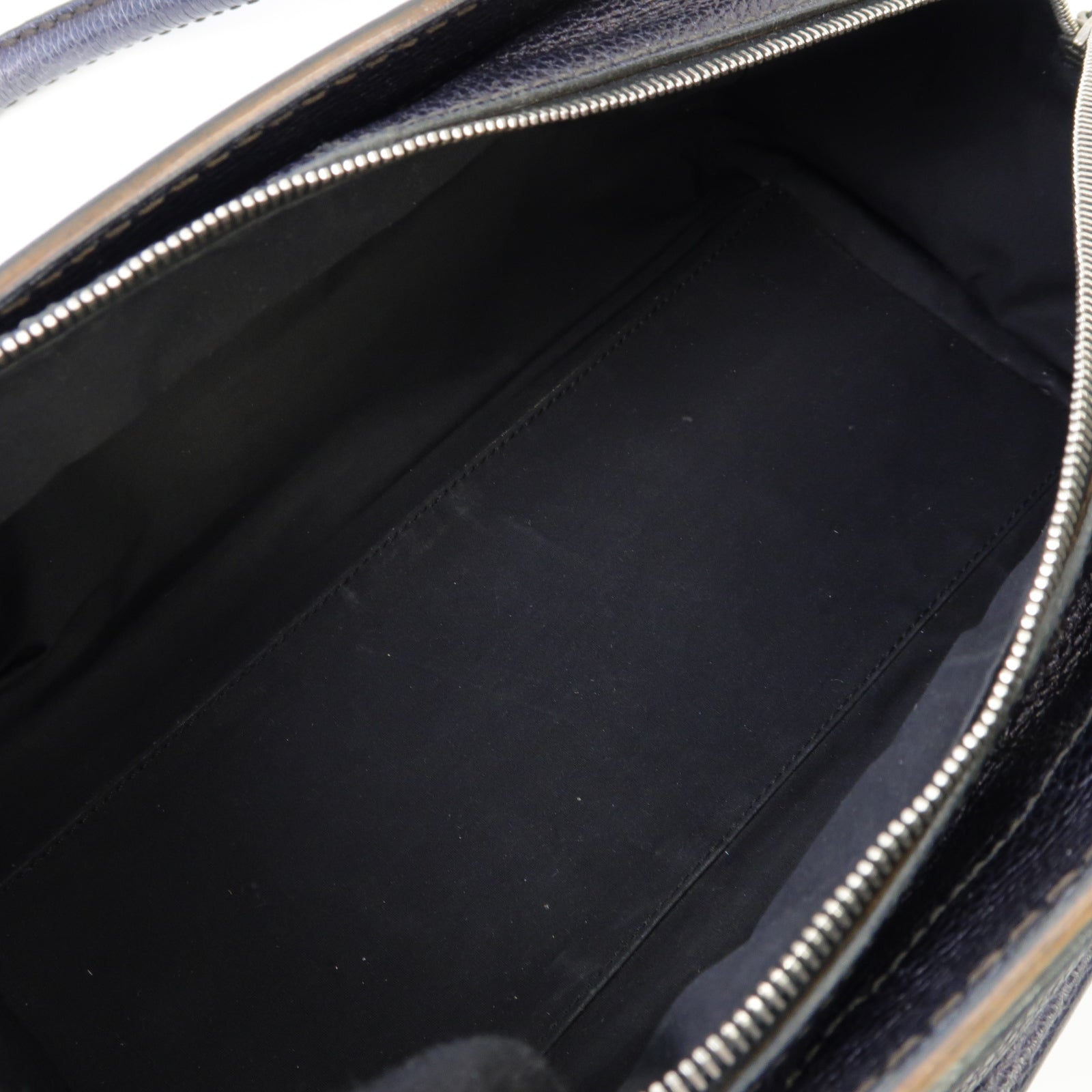 TOD’S 【激減優惠】牛皮皮革Handbag手挽袋深藍色