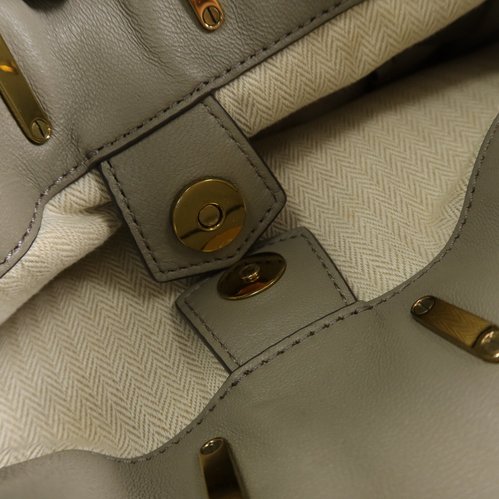Tory Burch 羊皮皮革Kira Chevron Bucket手挽肩背兩用袋