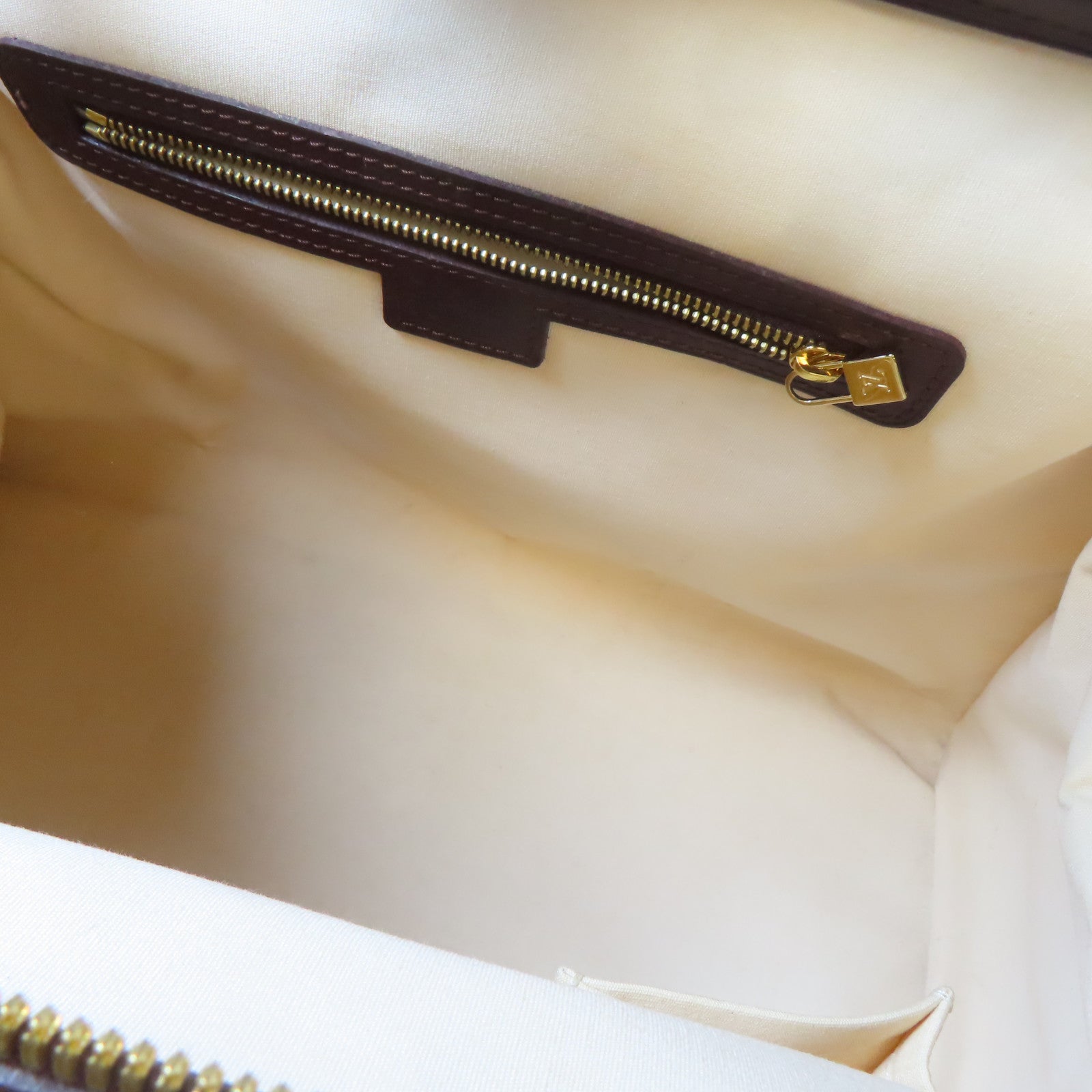 LOUIS VUITTON Monogram Mini Josephine GM金扣手挽袋紅色