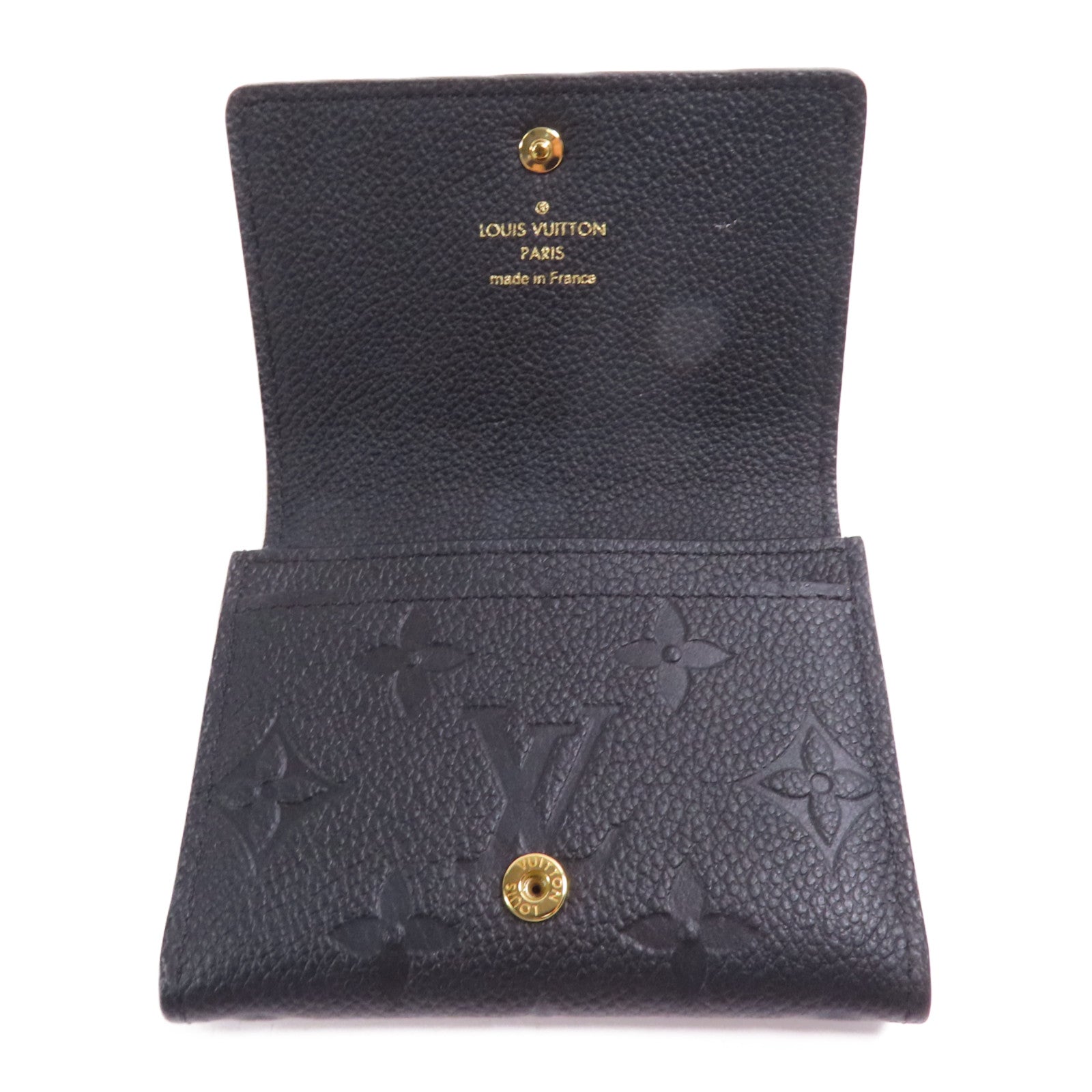 LOUIS VUITTON Monogram Empreinte Card Case金扣卡片套