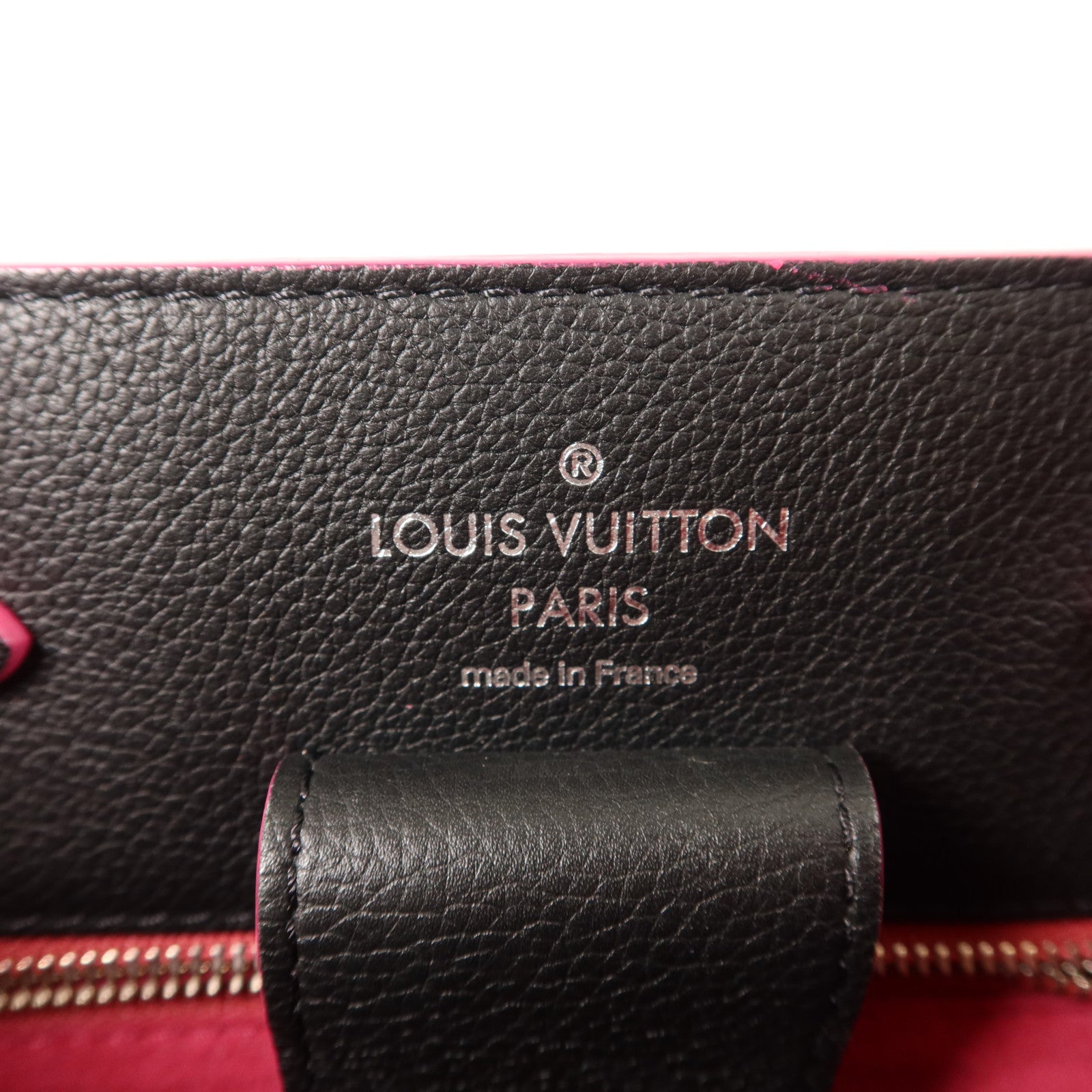 LOUIS VUITTON 牛皮皮革Lockme Bucket銀扣肩背袋