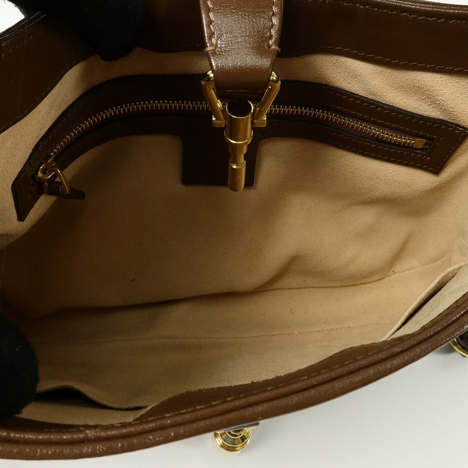 GUCCI 塗層帆布Jackie 1961 Small手挽肩背兩用袋