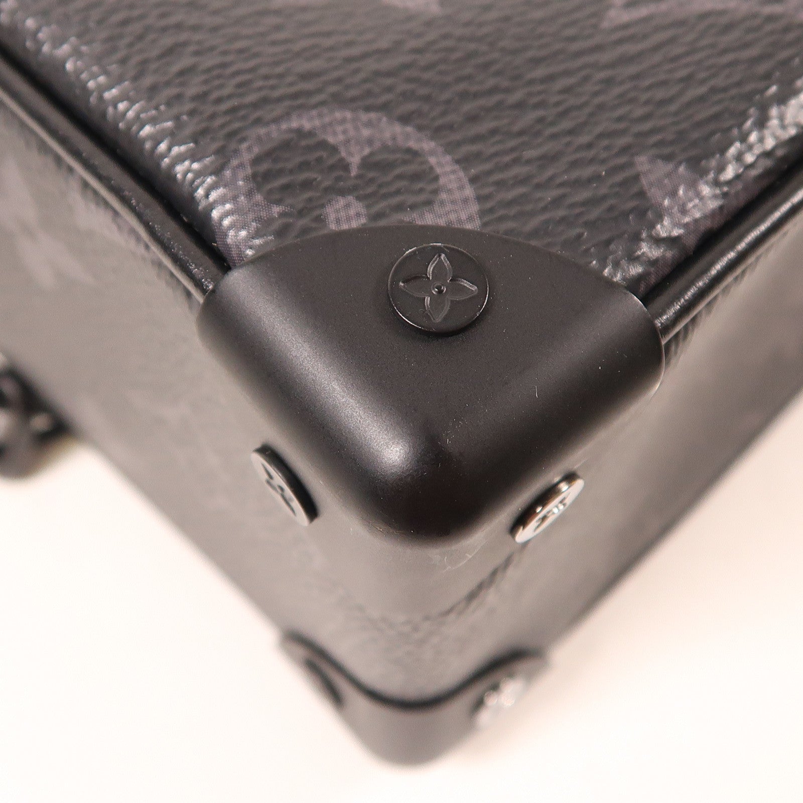 LOUIS VUITTON Monogram Eclipse Mini Soft Trunk肩背袋