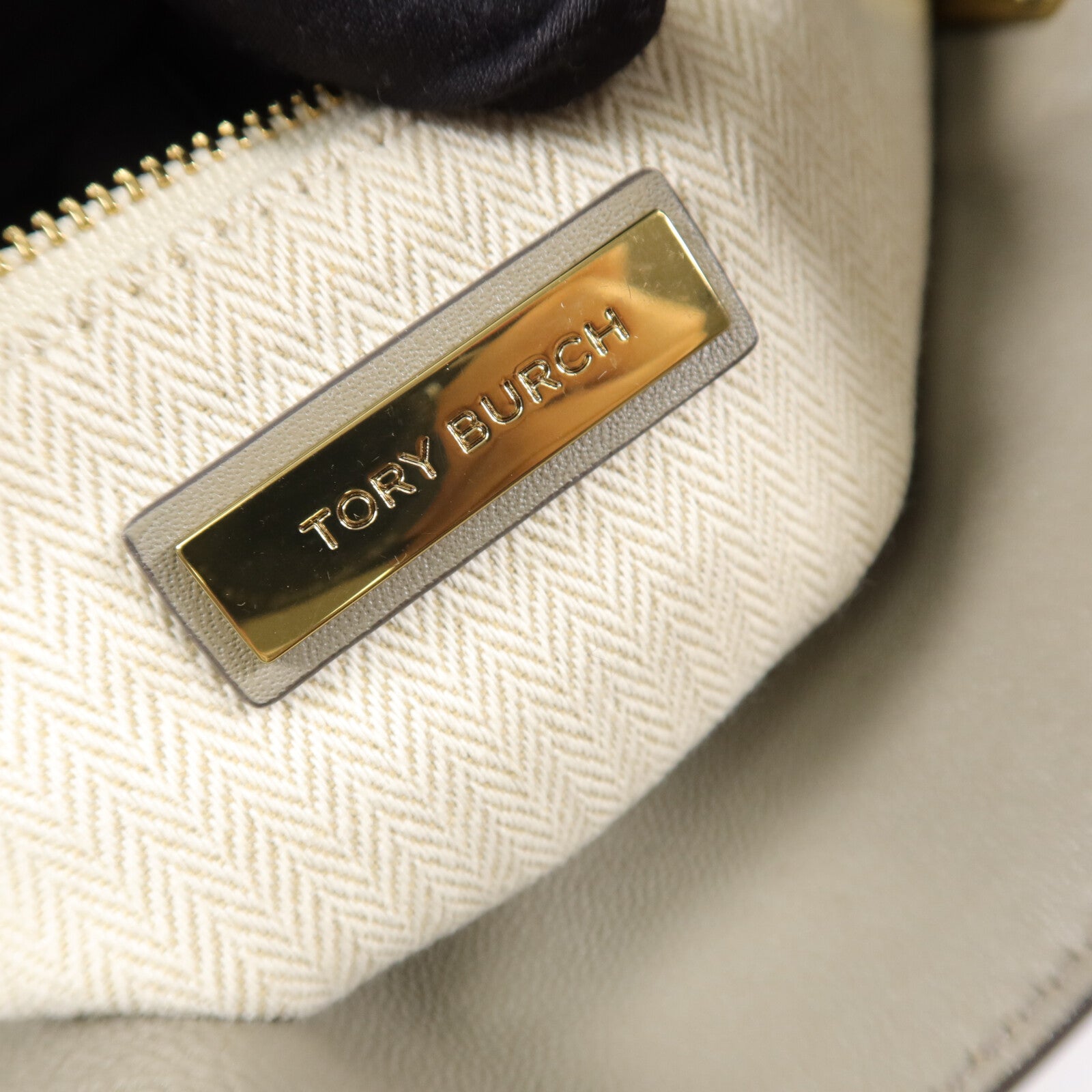 Tory Burch 羊皮皮革Kira Chevron Bucket手挽肩背兩用袋
