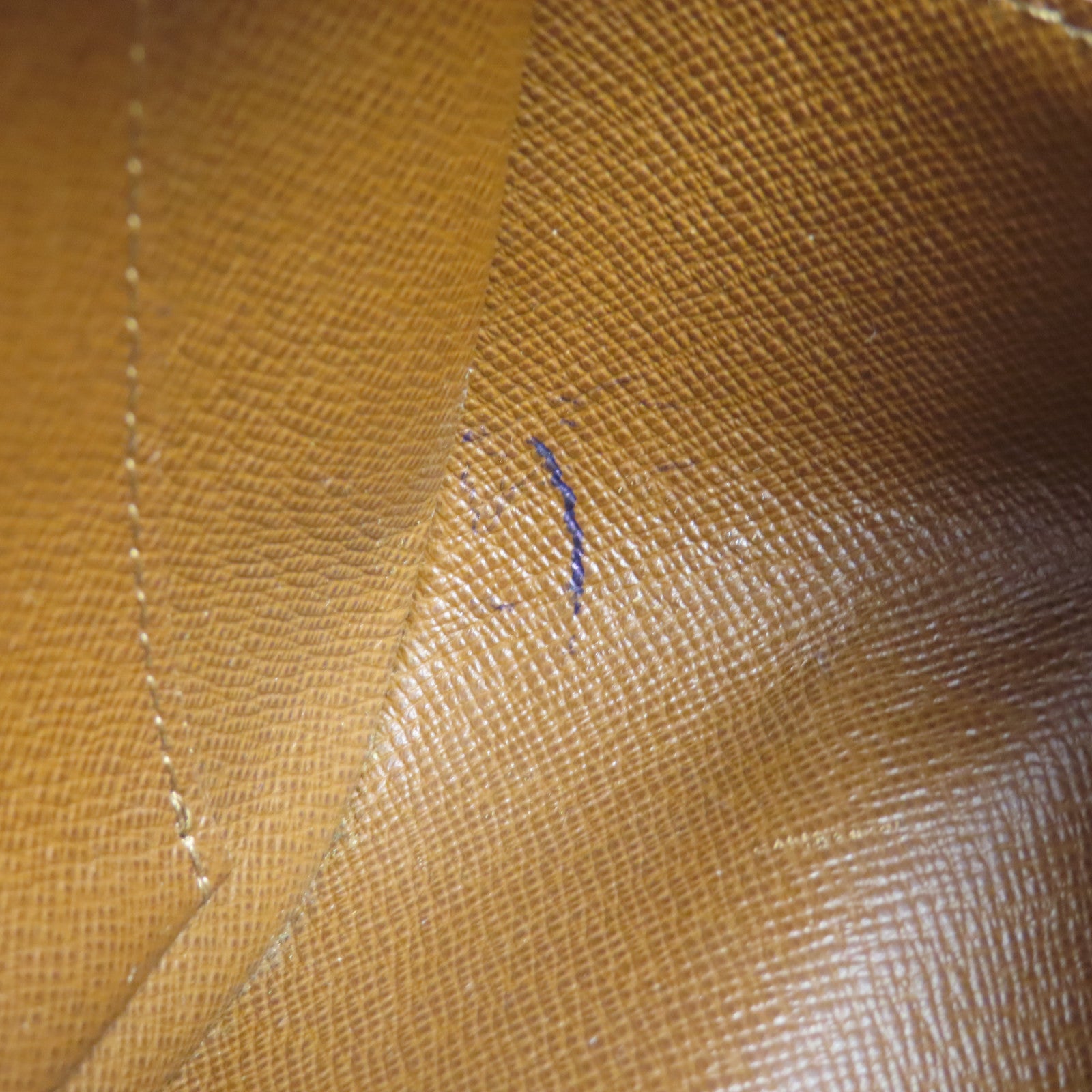 LOUIS VUITTON Monogram Cite金扣肩背袋棕色