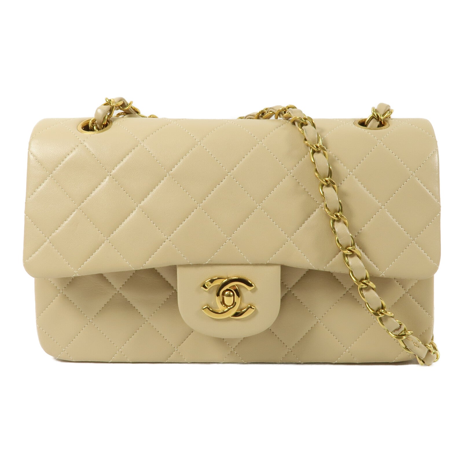 CHANEL 羊皮皮革Vintage Classic 23鏈帶肩背袋