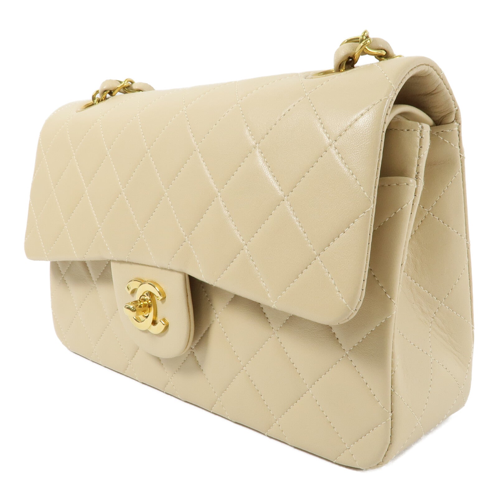 CHANEL 羊皮皮革Vintage Classic 23鏈帶肩背袋