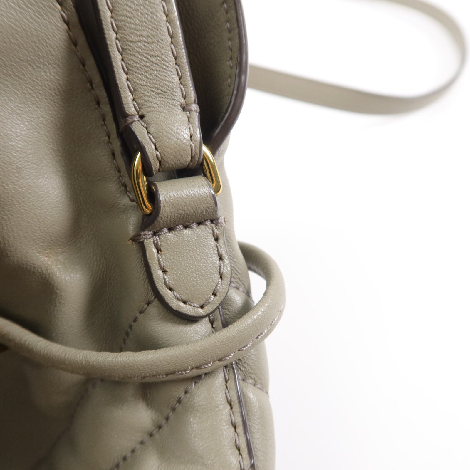Tory Burch 羊皮皮革Kira Chevron Bucket手挽肩背兩用袋