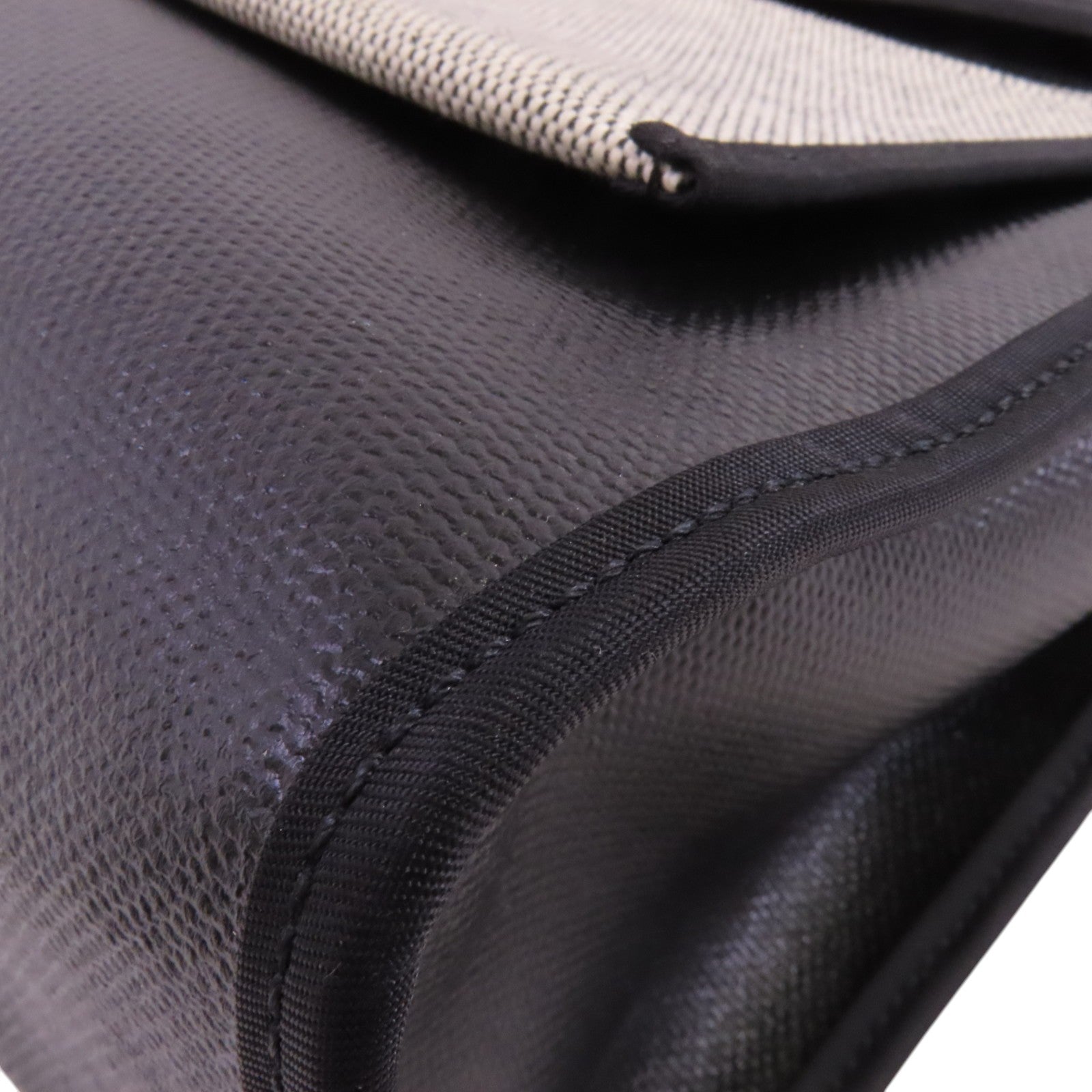 HERMES 塗層帆布/牛皮皮革Herbag PM銀扣手挽肩背兩用袋