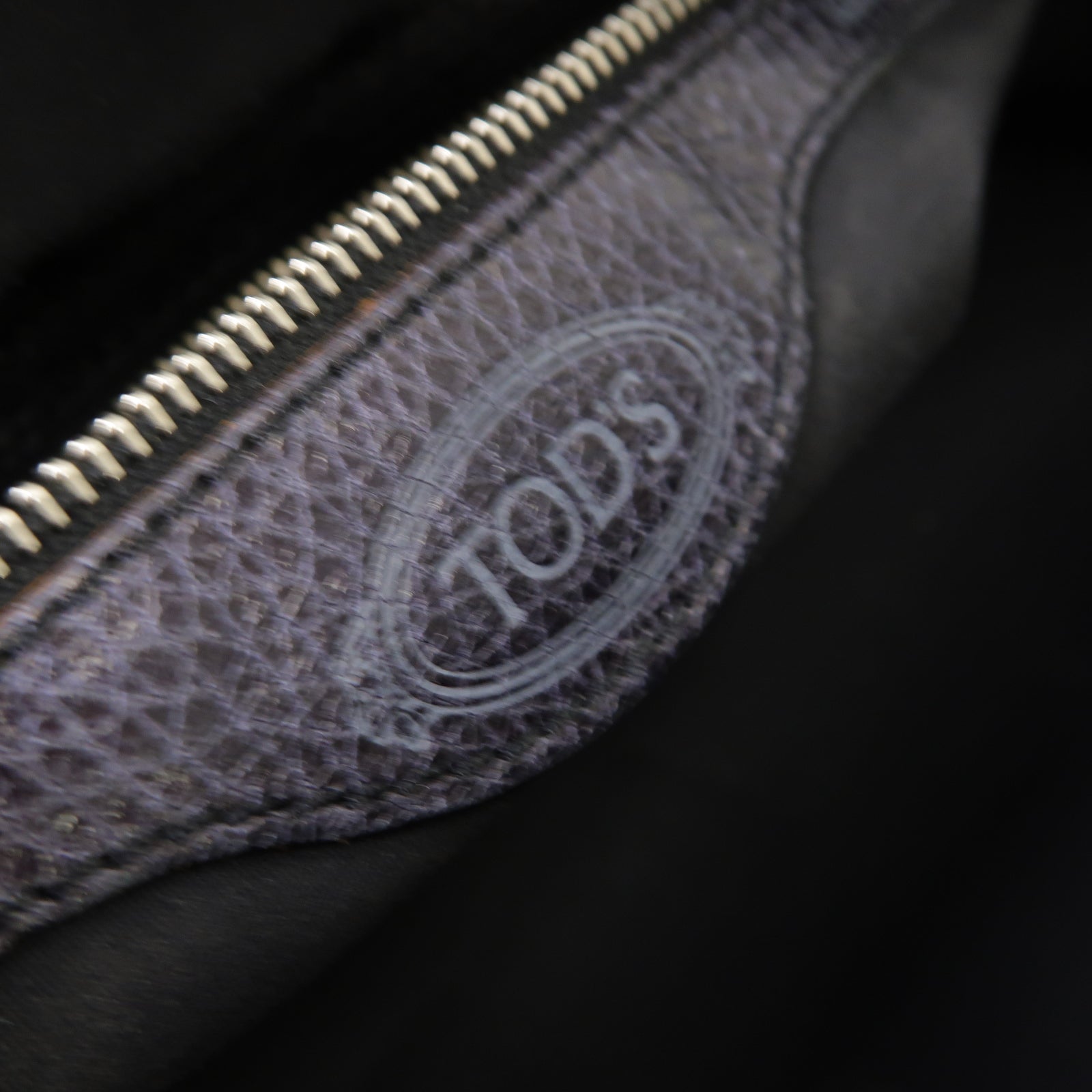 TOD’S 【激減優惠】牛皮皮革Handbag手挽袋深藍色