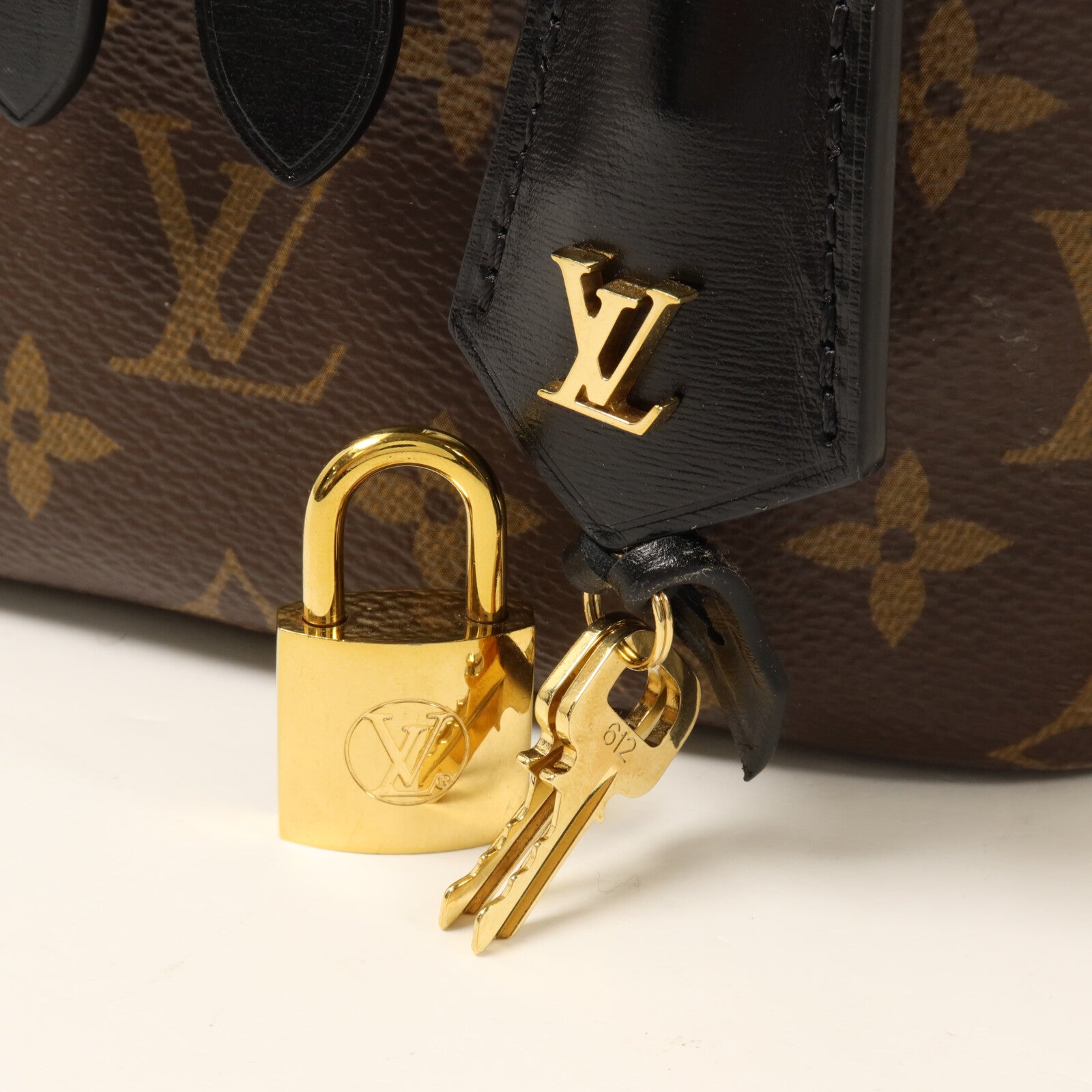 LOUIS VUITTON Monogram Reverse Vanity PM鏈帶手挽肩背兩用袋