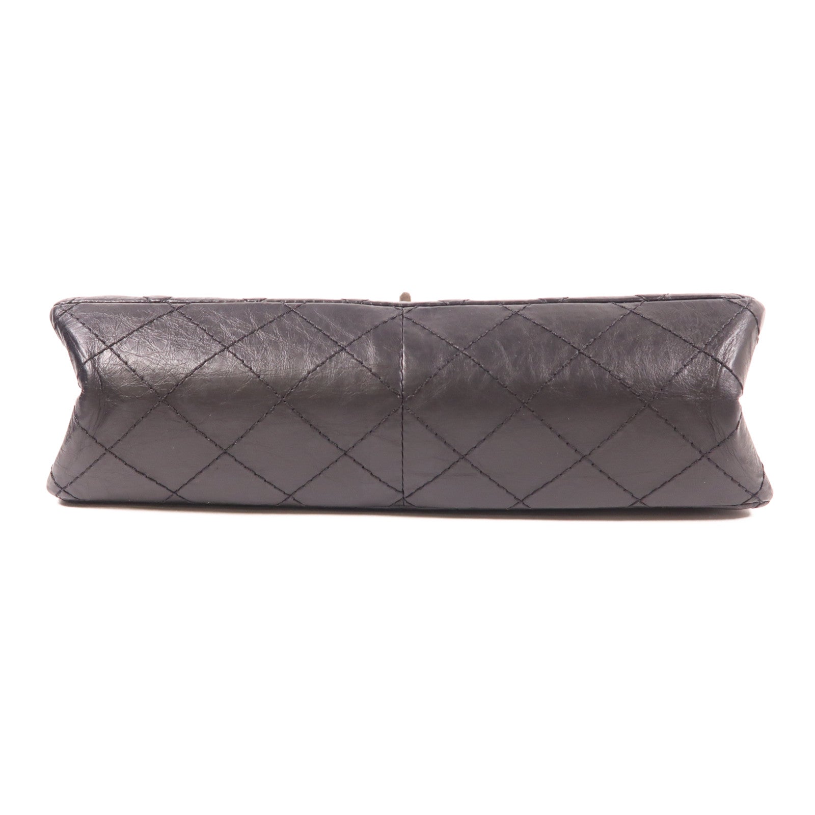 CHANEL 牛皮皮革2.55 Chain Shoulder銀扣鏈帶肩背袋