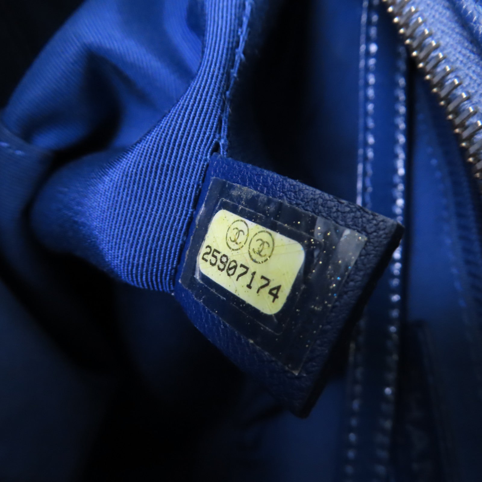 CHANEL 【激減優惠】菱格羊皮皮革Gabrielle MM Chain Shoulder Bag金扣鏈帶肩背袋藍色