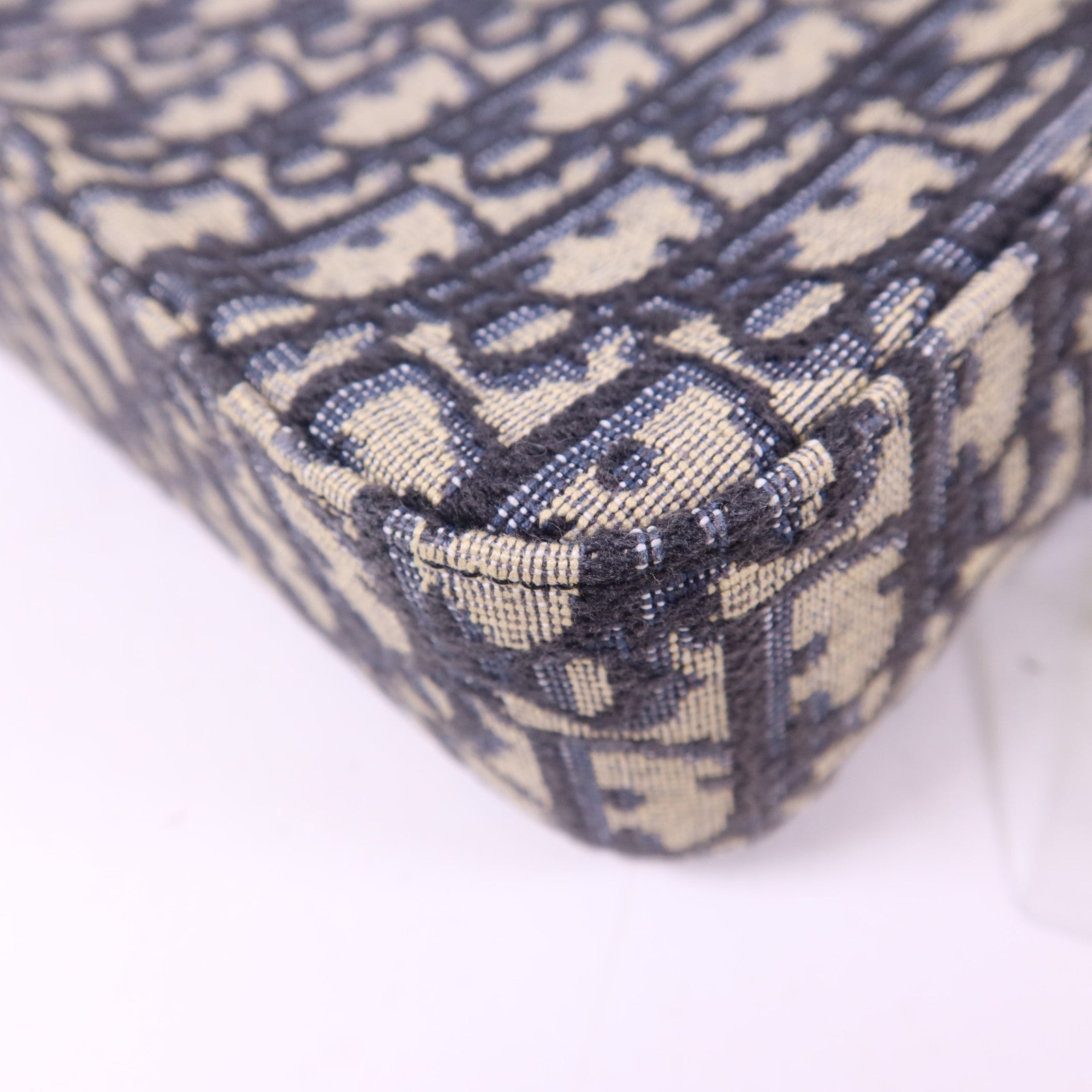 Dior 帆布Safari Messenger Oblique銀扣肩背袋