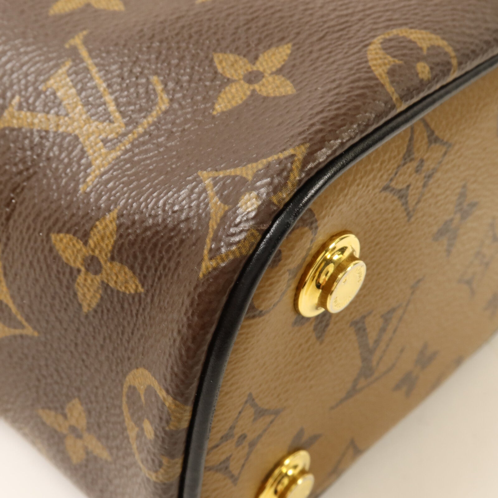 LOUIS VUITTON Monogram Reverse Vanity PM鏈帶手挽肩背兩用袋
