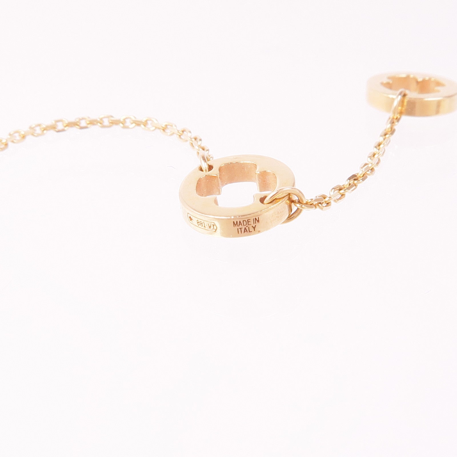 BVLGARI 18K玫瑰金Fiorever Diamond Necklace鑽石項鍊