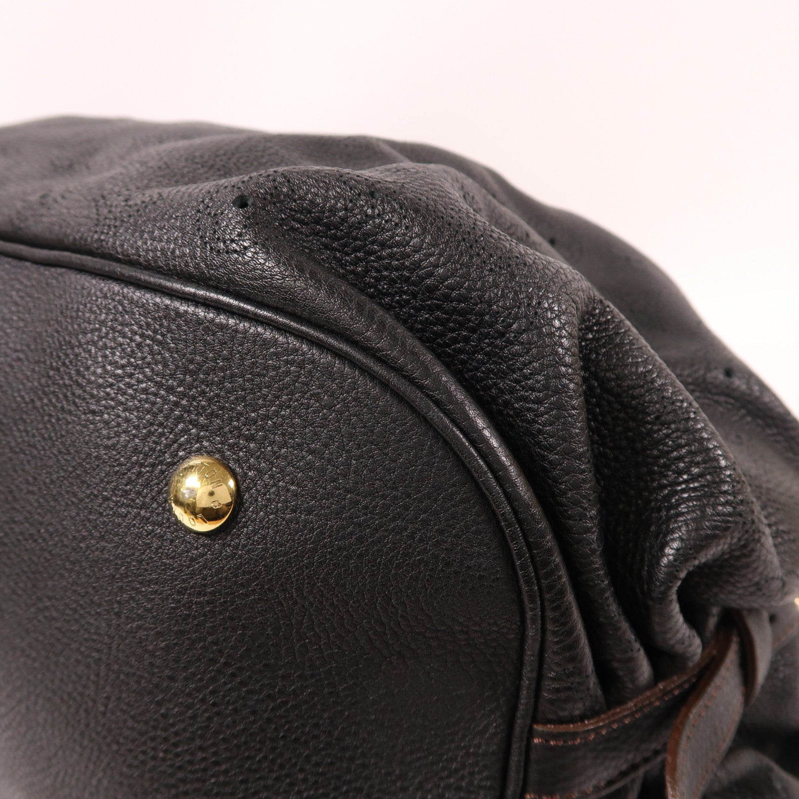 LOUIS VUITTON Monogram Mahina Mahina XL金扣肩背袋