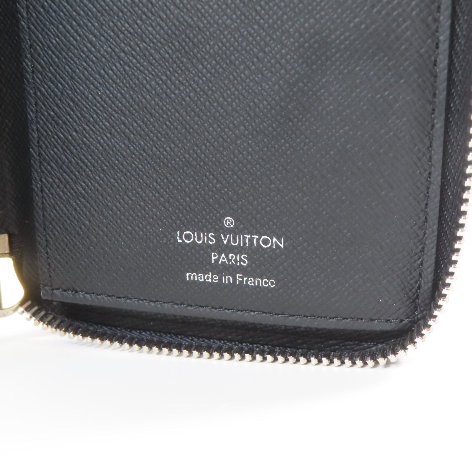 LOUIS VUITTON Damier Graphite Zippy Wallet Vertical銀扣長錢包黑色