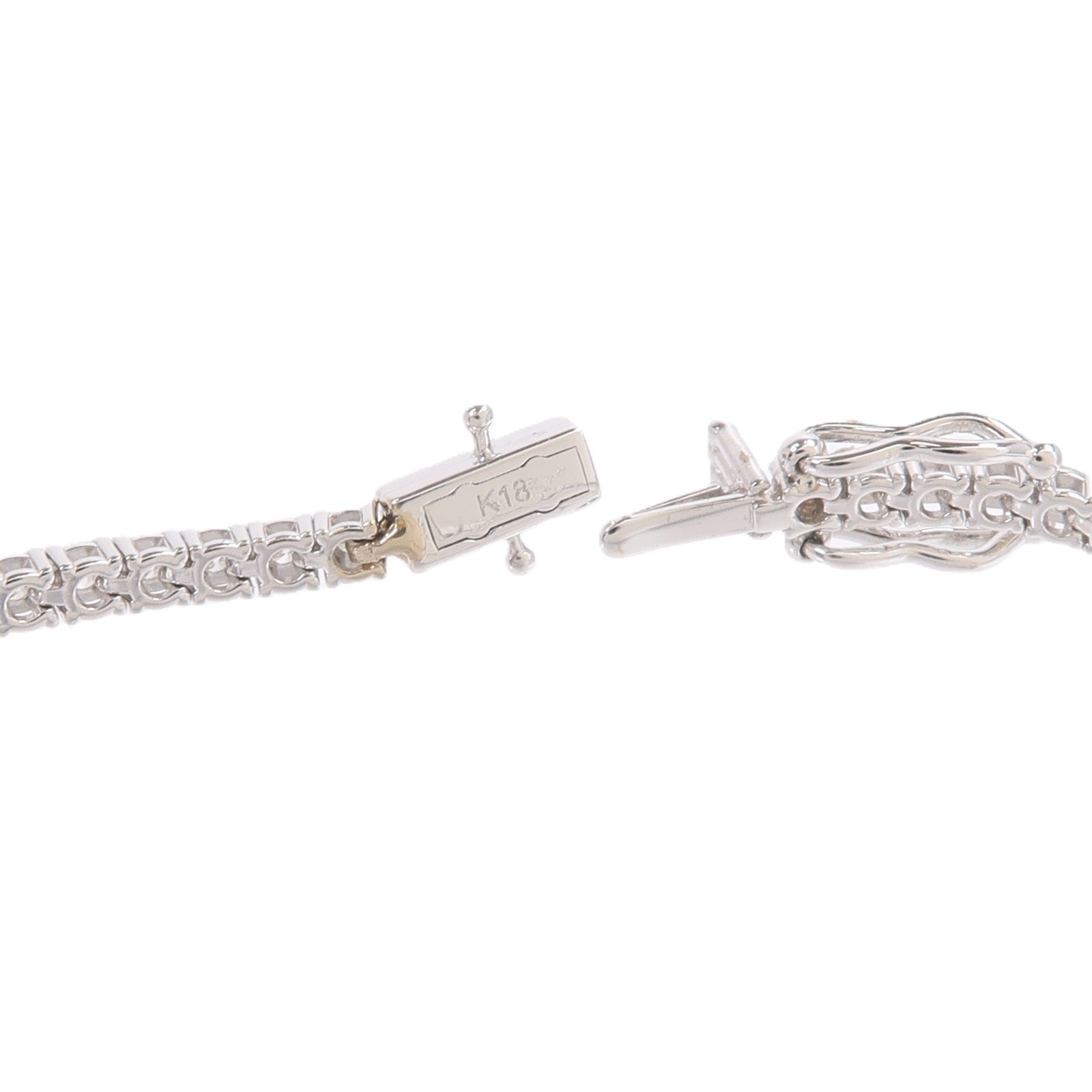 JEWELRY 18K白金Diamond Bracelet鑽石手鏈