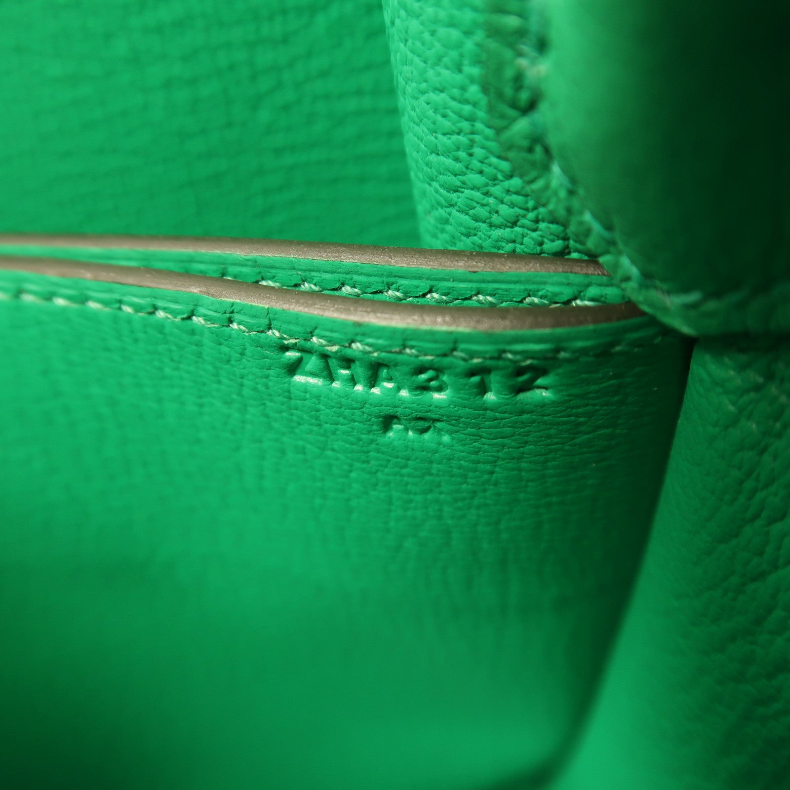 HERMES Evercolor皮革Roulis Mini銀扣肩背袋Menthe