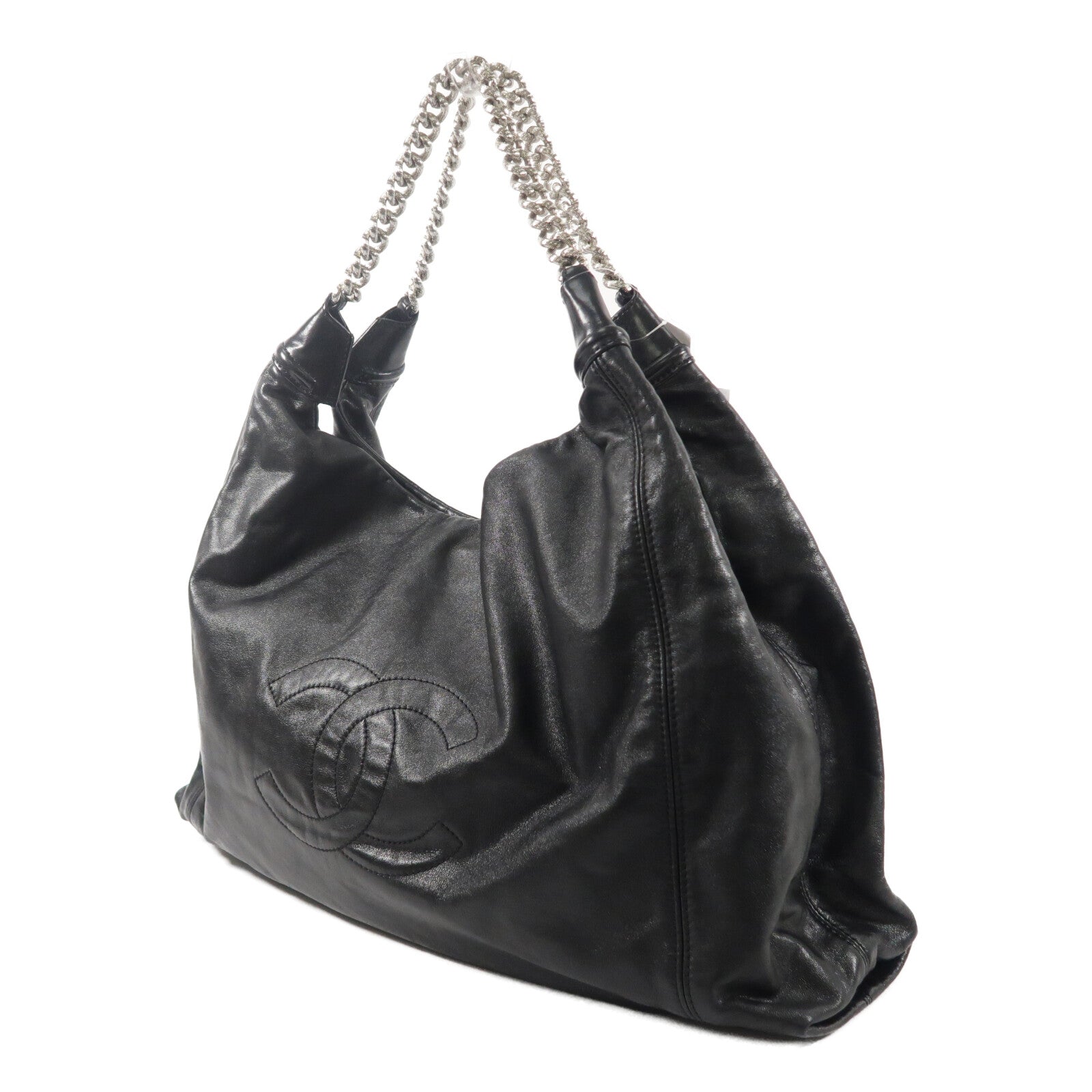 CHANEL 牛皮皮革Vintage Shoulder Bag鏈帶肩背袋
