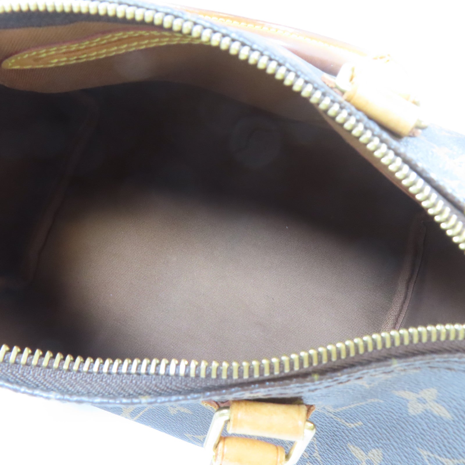 LOUIS VUITTON Monogram Speedy 25金扣手挽袋啡色
