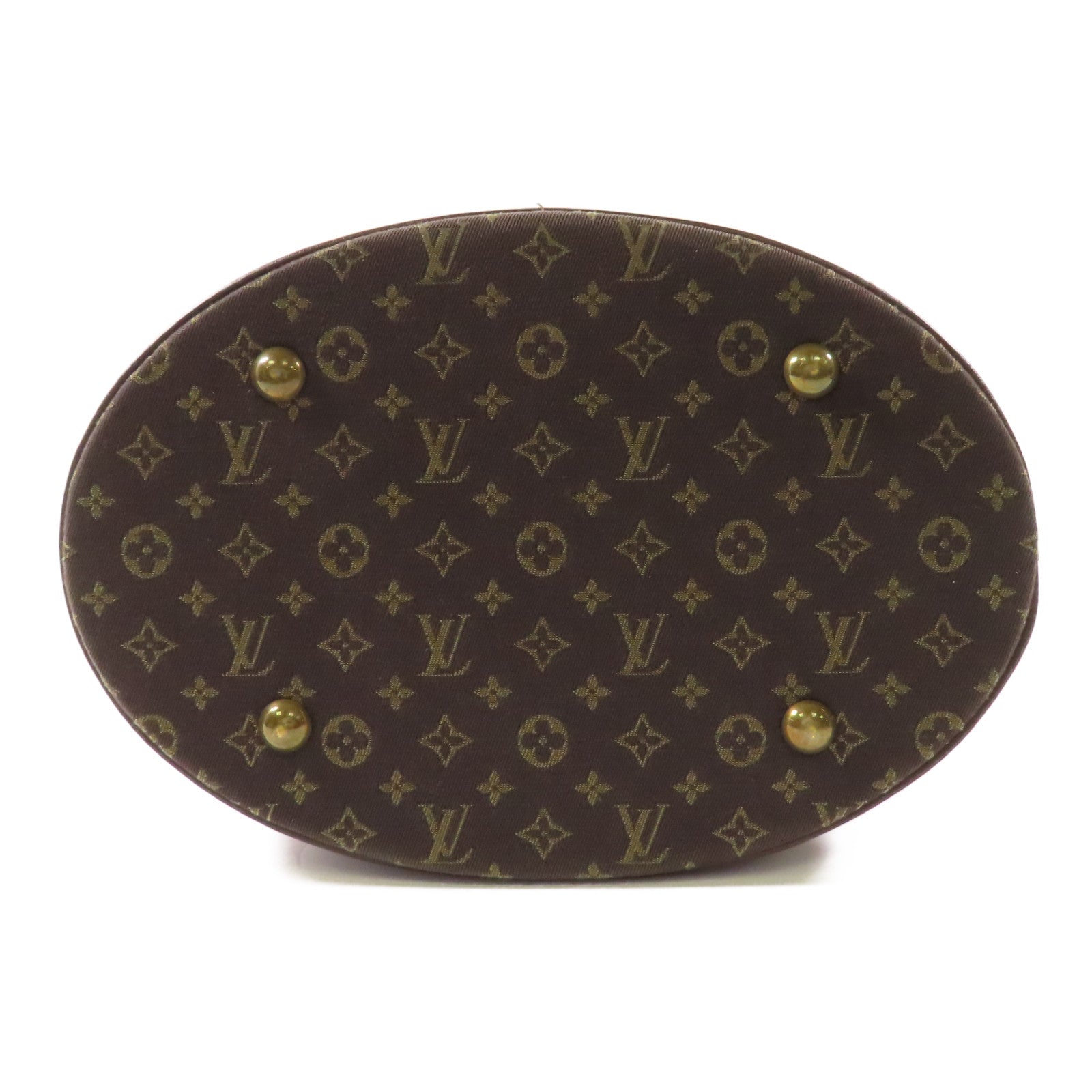 LOUIS VUITTON Monogram Mini Lin Bucket PM肩背袋