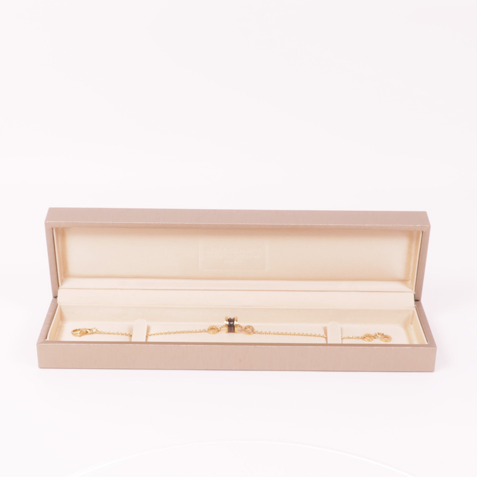BVLGARI 18K玫瑰金/陶瓷B-zero1 Bracelet手鏈