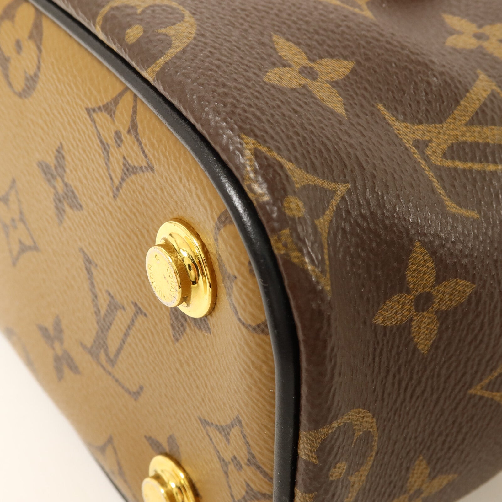 LOUIS VUITTON Monogram Reverse Vanity PM鏈帶手挽肩背兩用袋
