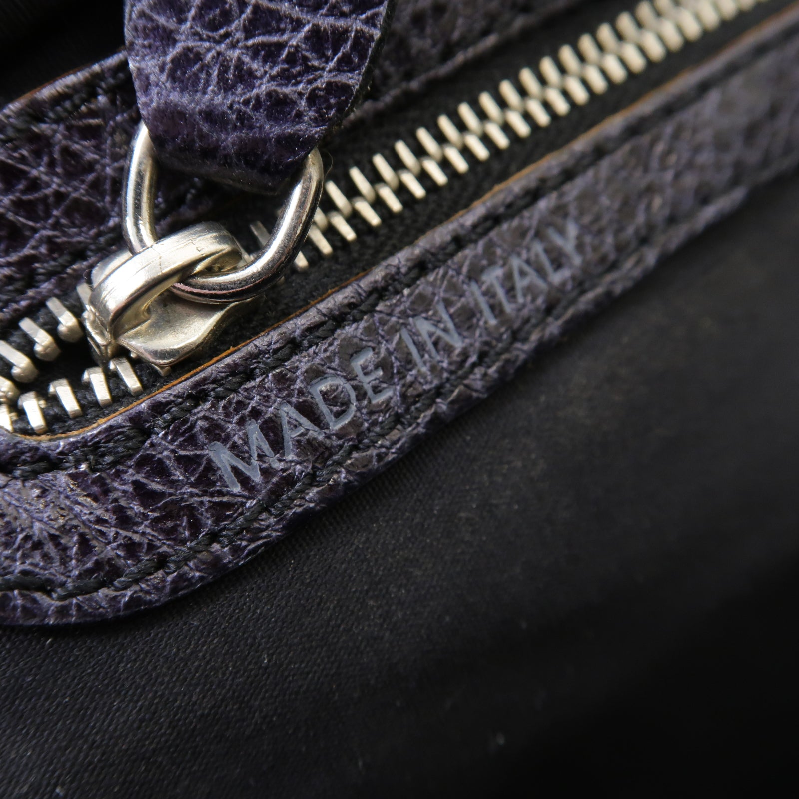 TOD’S 【激減優惠】牛皮皮革Handbag手挽袋深藍色