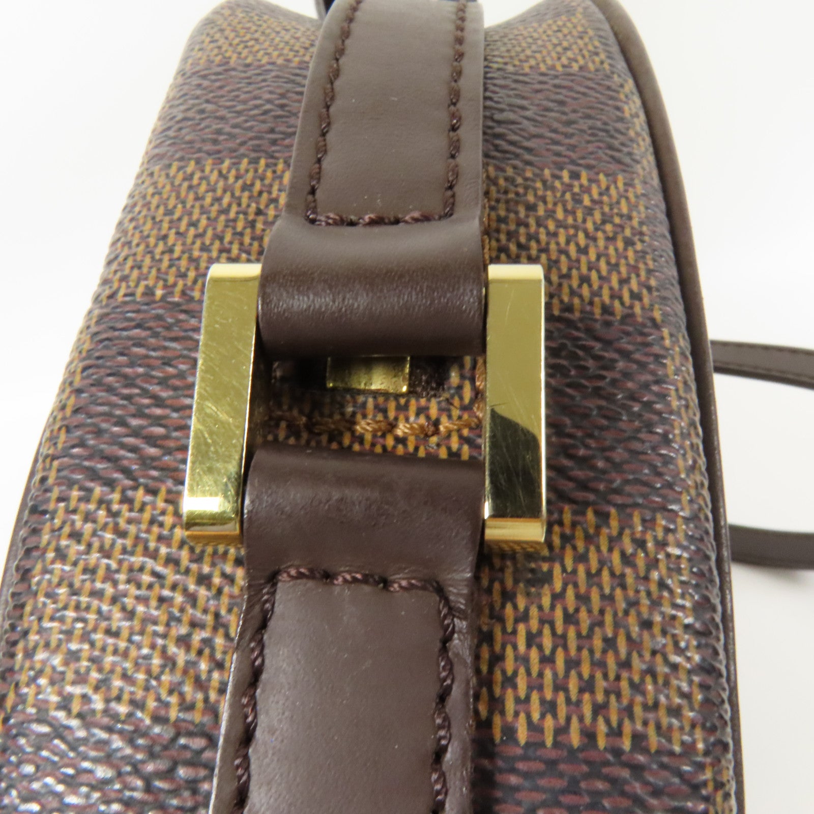 LOUIS VUITTON Damier Ipanema PM金扣肩背袋