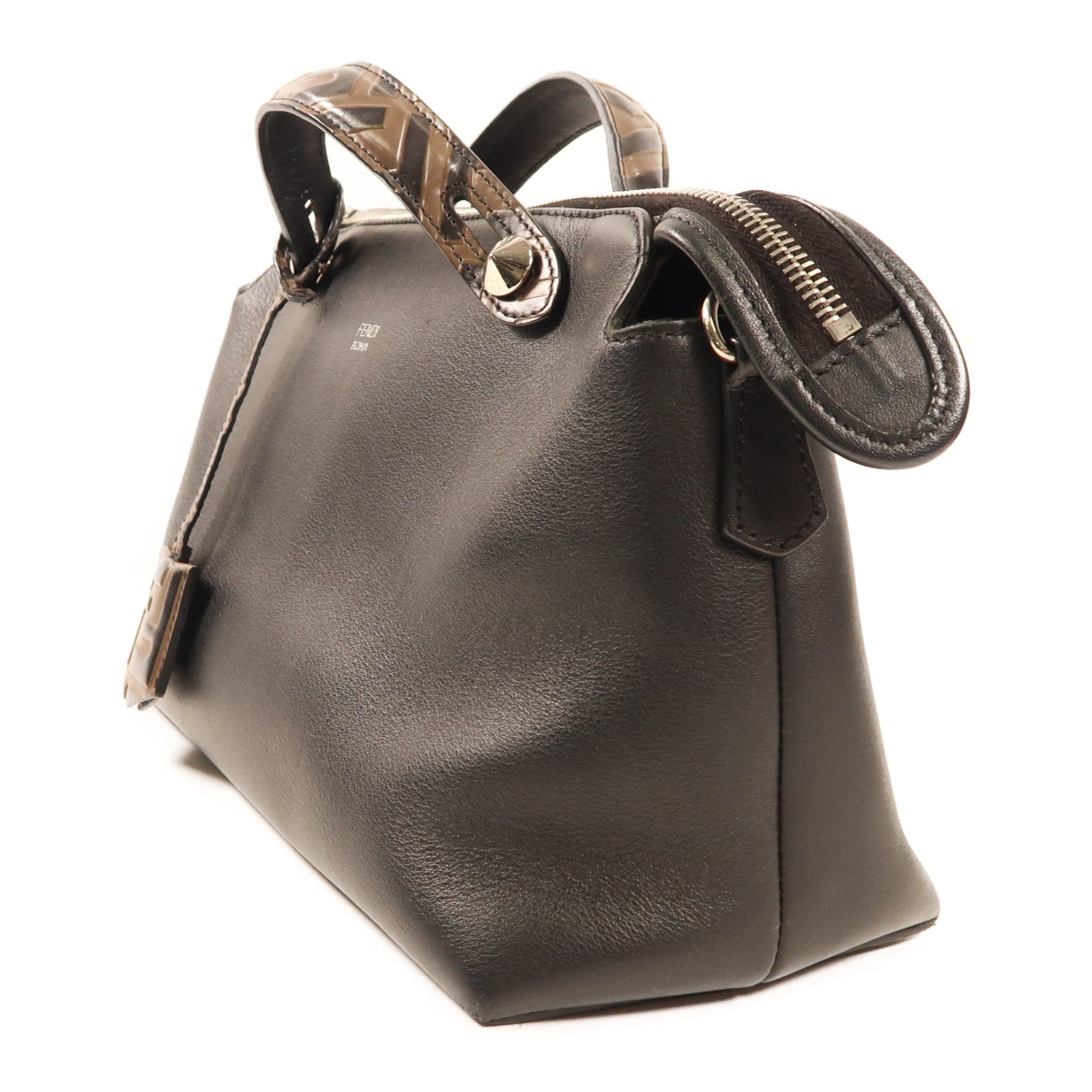 FENDI 牛皮皮革By The Way銀扣肩背袋