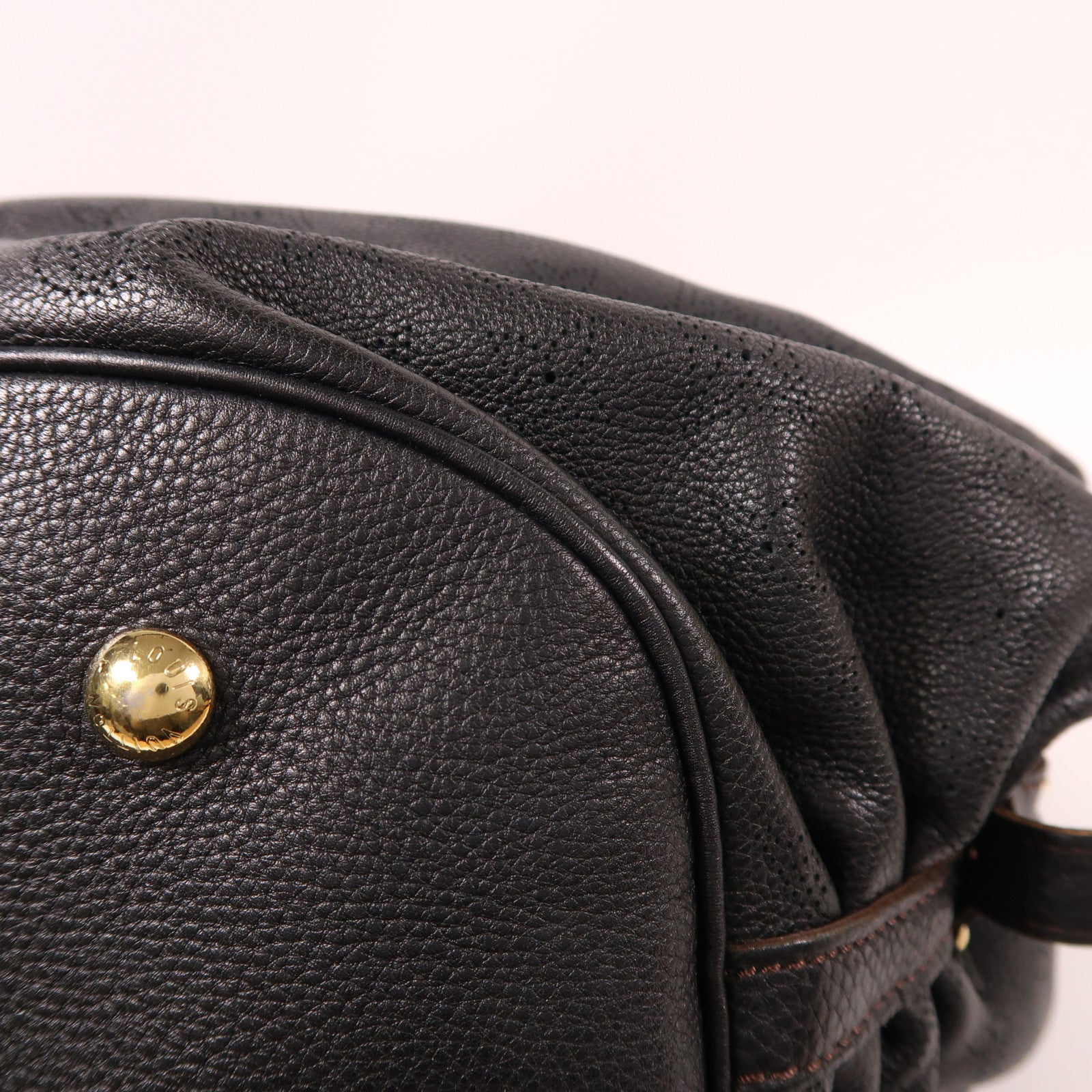 LOUIS VUITTON Monogram Mahina Mahina XL金扣肩背袋