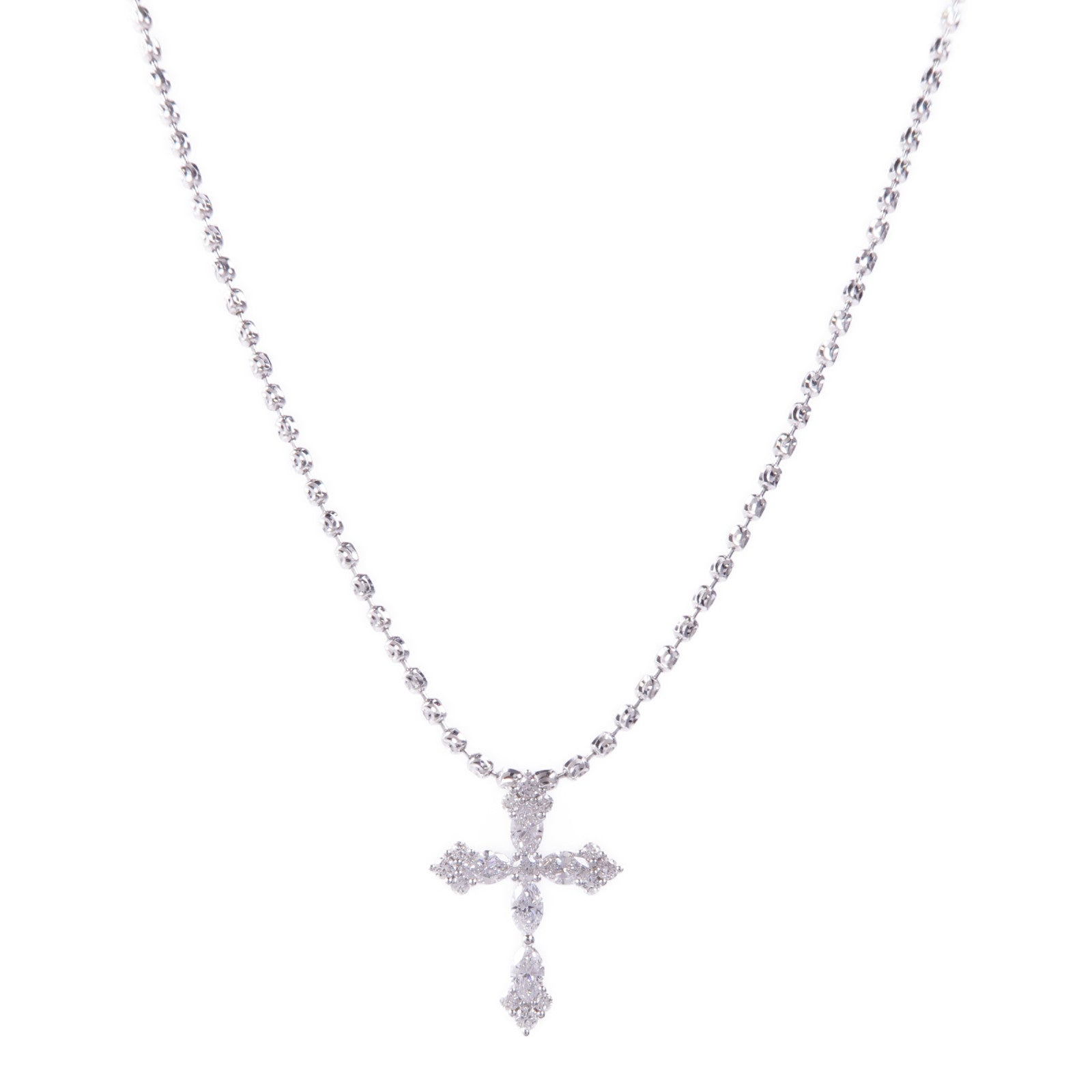 JEWELRY 18K白金Diamond Necklace鑽石項鍊