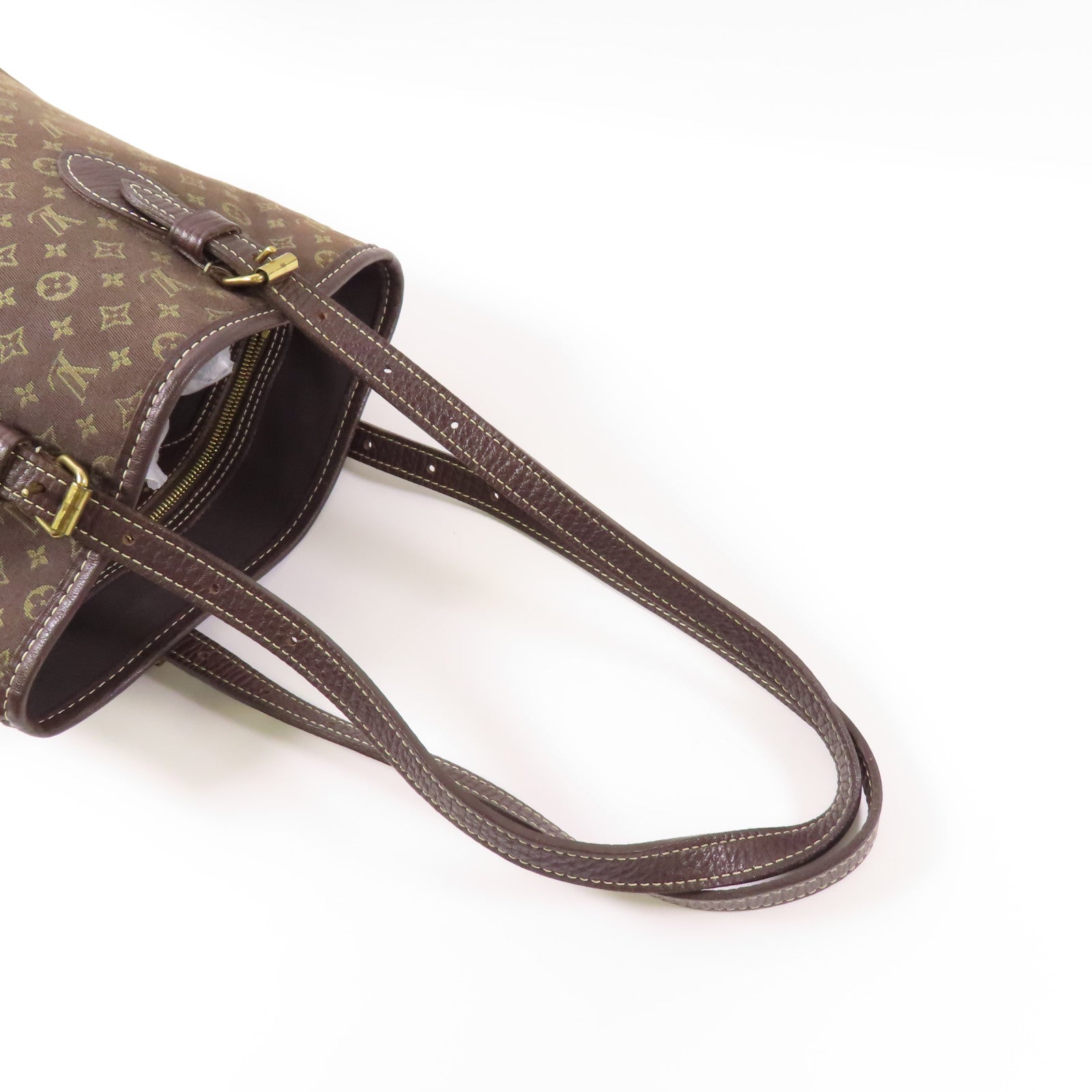 LOUIS VUITTON Monogram Mini Lin Bucket PM肩背袋