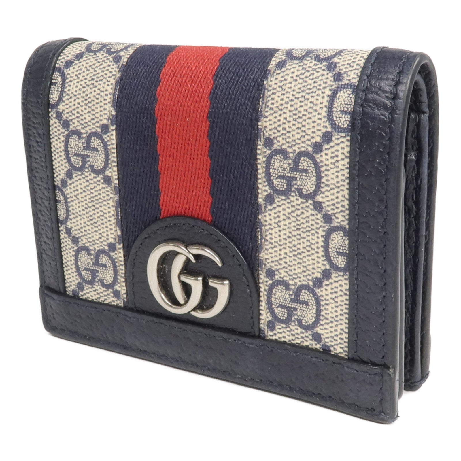 GUCCI 塗層帆布Ophidia Card Case卡片套