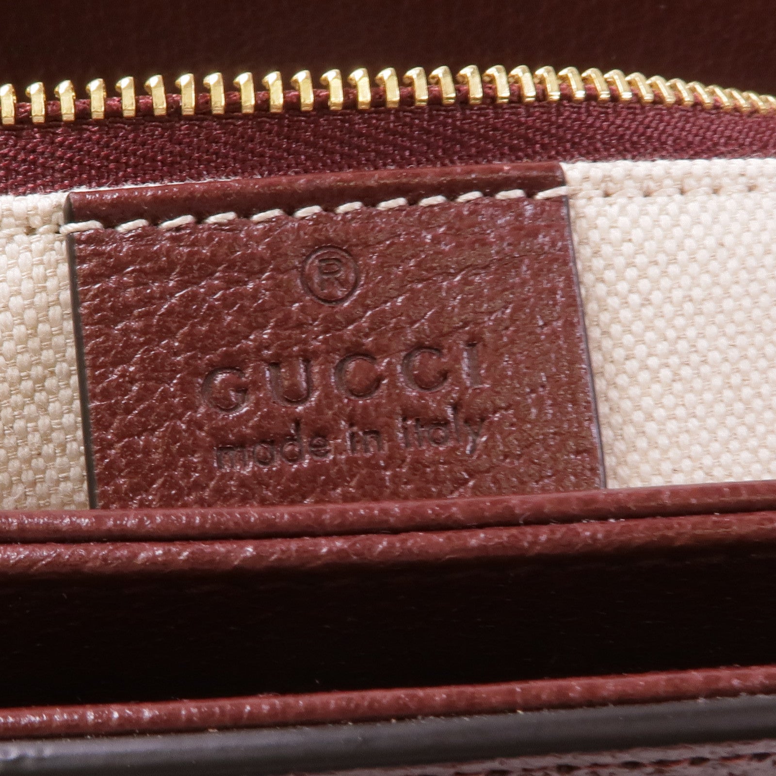 GUCCI 塗層帆布Horsebit 1955金扣肩背袋