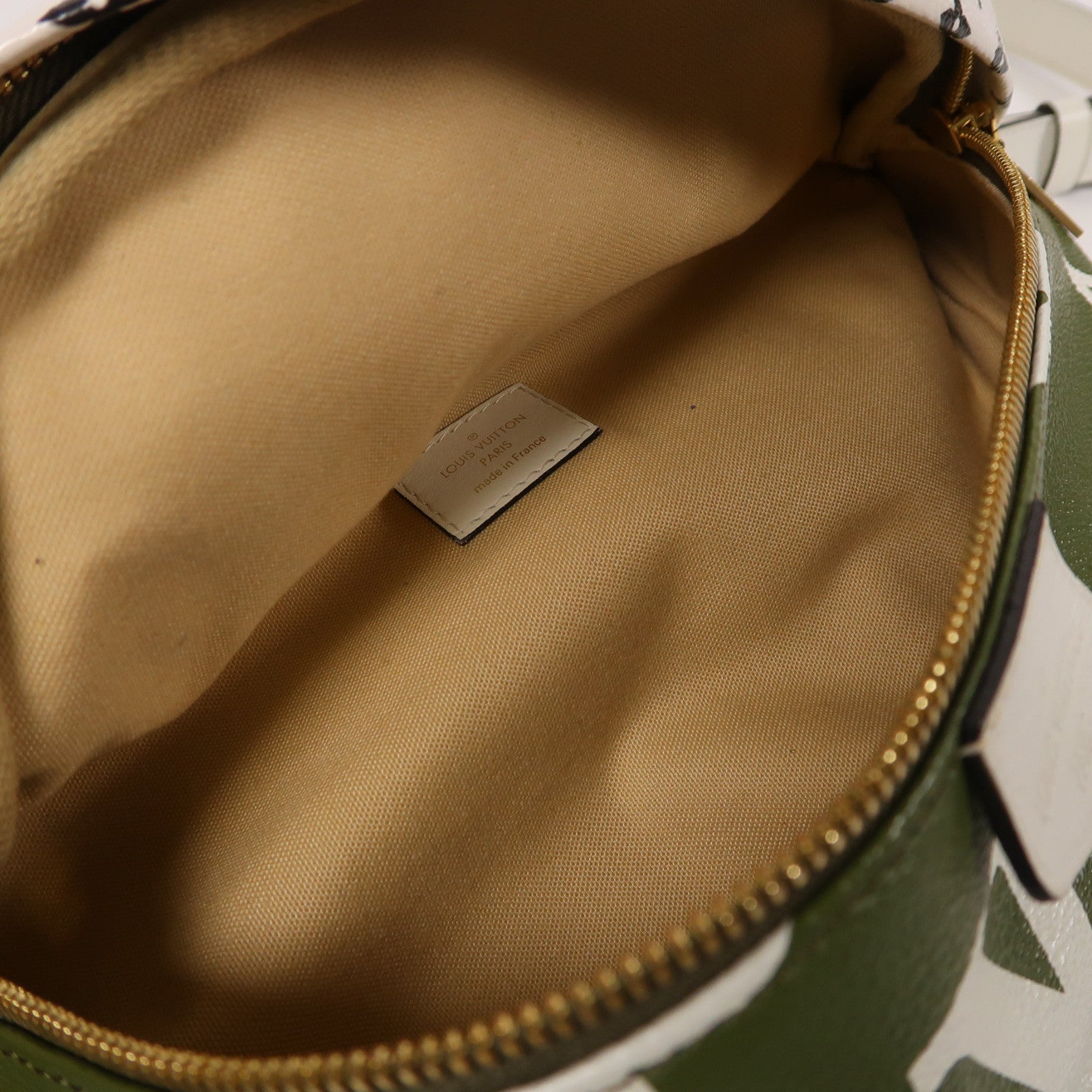 LOUIS VUITTON Monogram Bumbag金扣腰包綠色
