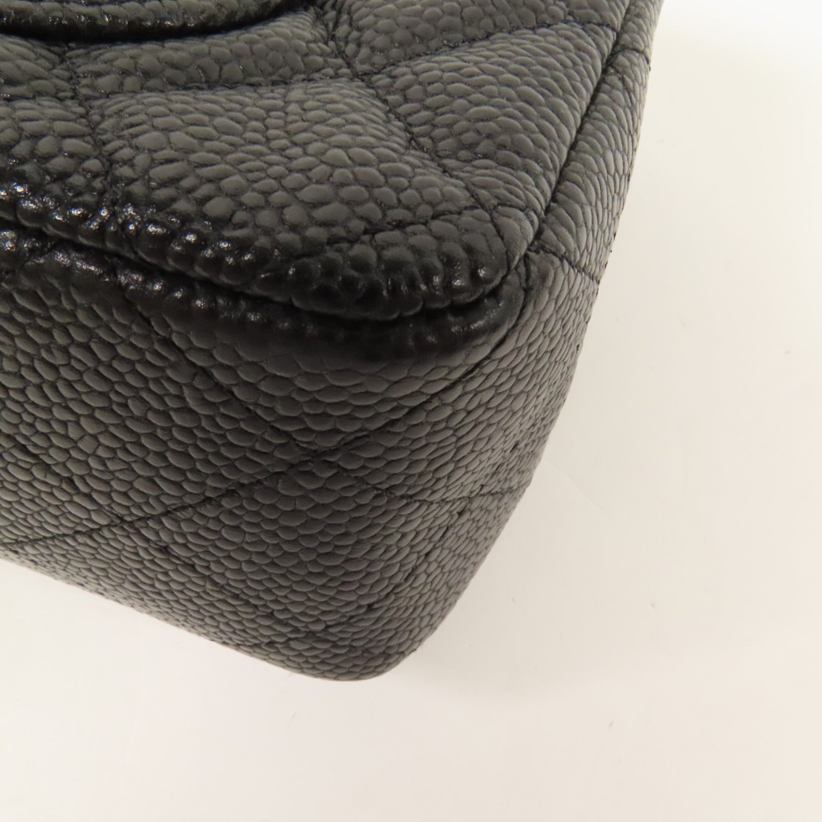 CHANEL 牛皮皮革Mini Classic 20銀扣鏈帶肩背袋