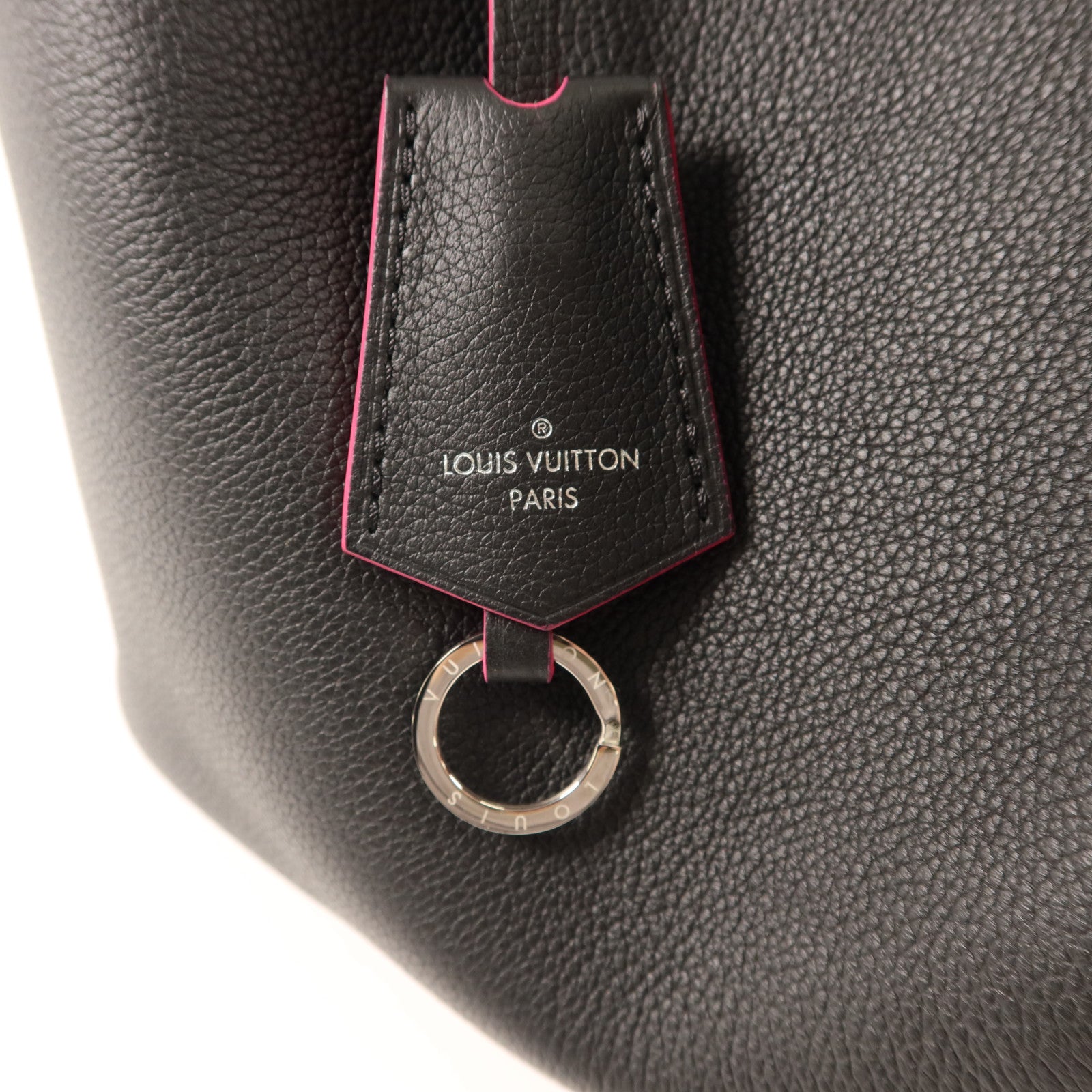 LOUIS VUITTON 牛皮皮革Lockme Bucket銀扣肩背袋