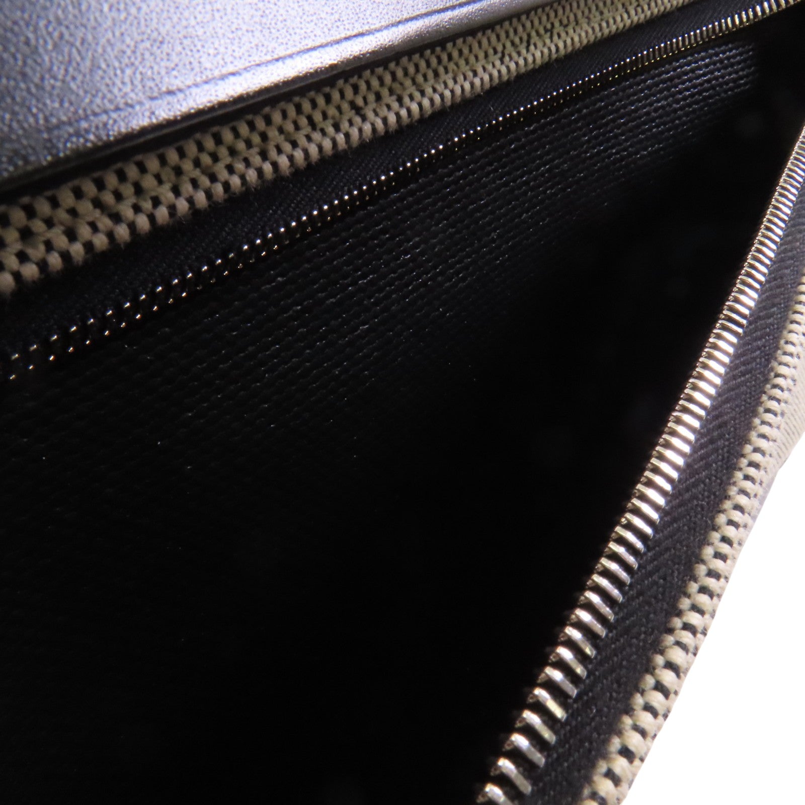 HERMES 塗層帆布/牛皮皮革Herbag PM銀扣手挽肩背兩用袋