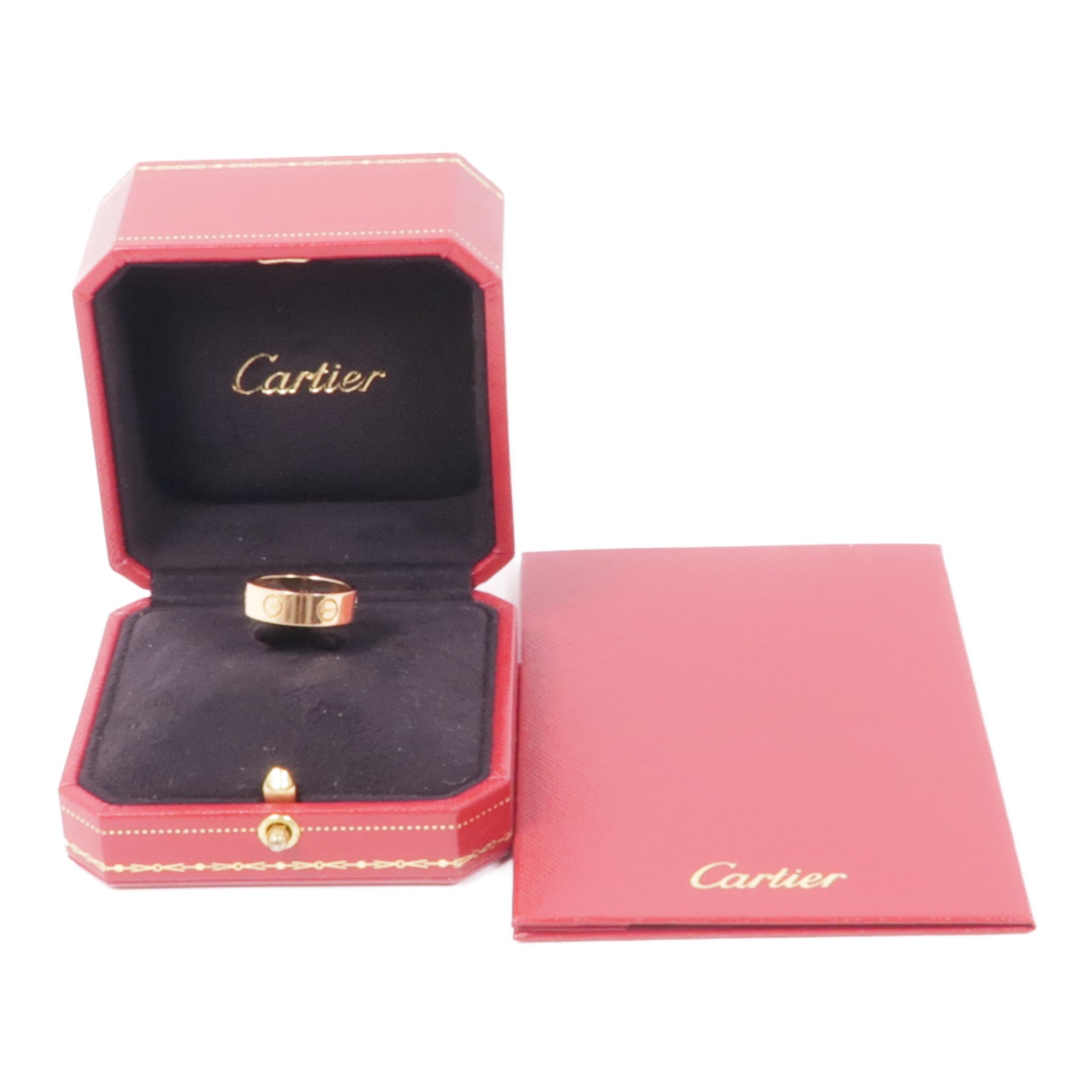 CARTIER 18K玫瑰金Love Ring戒指Cartier#51/US#5.5