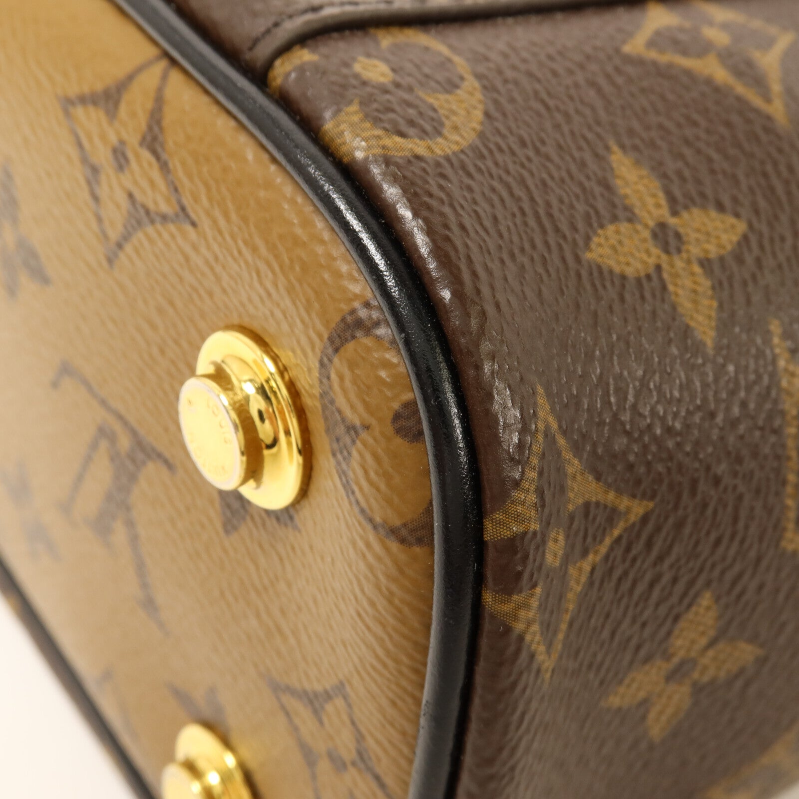 LOUIS VUITTON Monogram Reverse Vanity PM鏈帶手挽肩背兩用袋