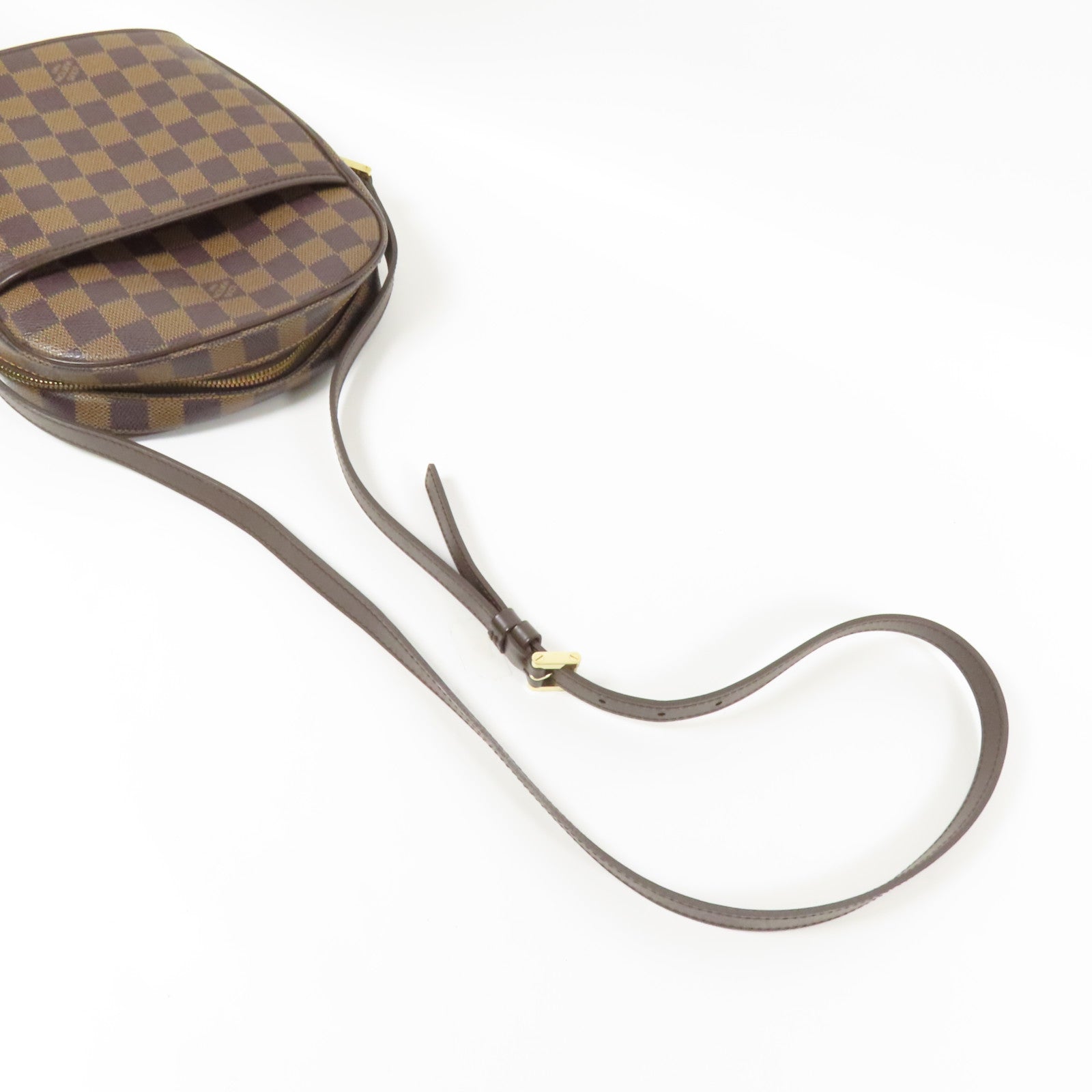 LOUIS VUITTON Damier Ipanema PM金扣肩背袋